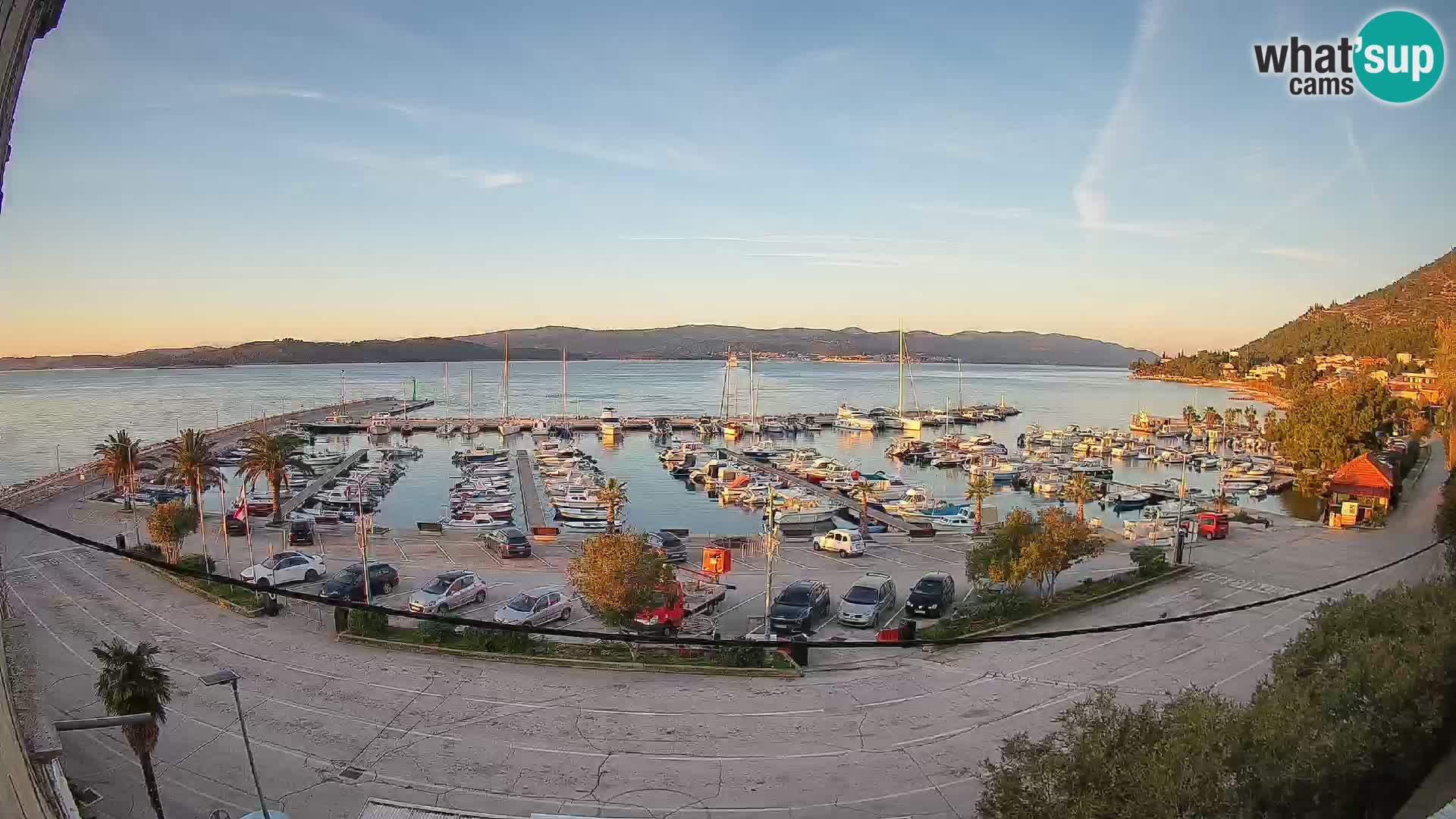 Webcam Orebić Riva – Ferry to Korčula Live