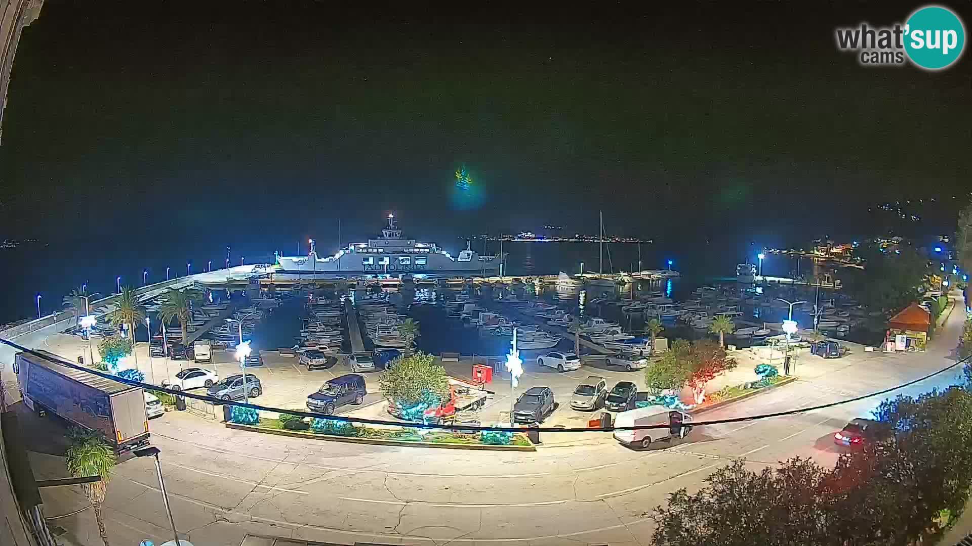 Webcam Orebić Riva – Ferry a Korčula en vivo