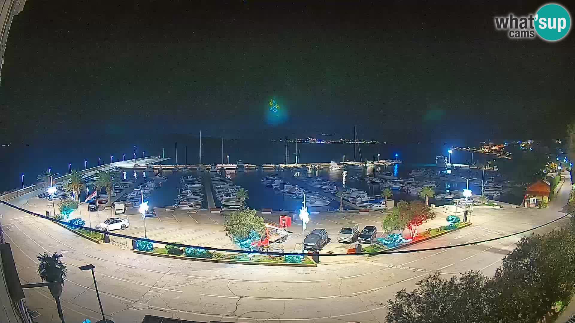 Webcam Orebić Riva – Ferry a Korčula en vivo
