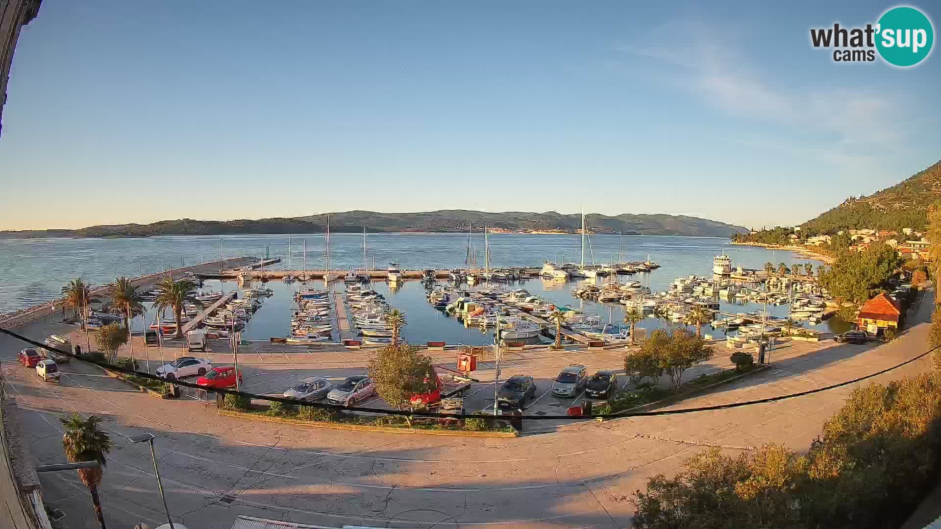 Webcam Orebić Riva – Ferry vers Korčula en direct