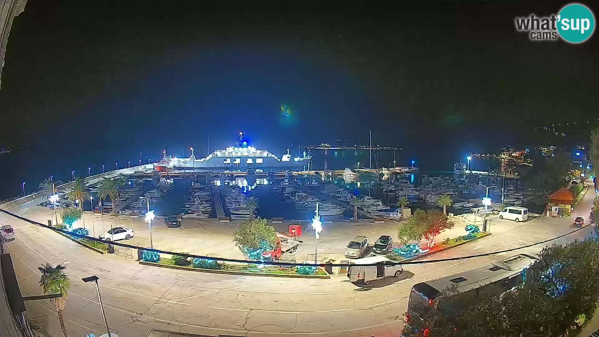 Webcam Orebić Riva – Ferry to Korčula Live