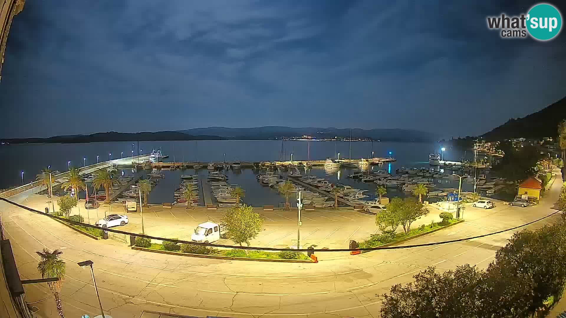 Webcam Orebić Uferpromenade – Fähre nach Korčula Live