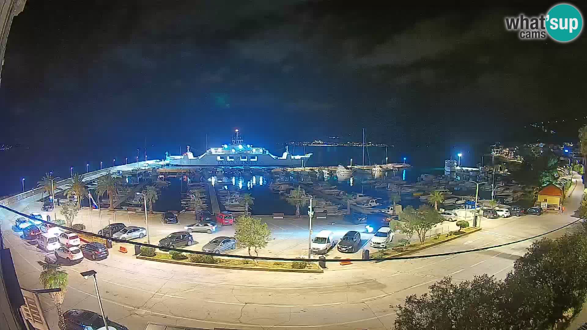 Webcam Orebić Riva – Ferry a Korčula en vivo