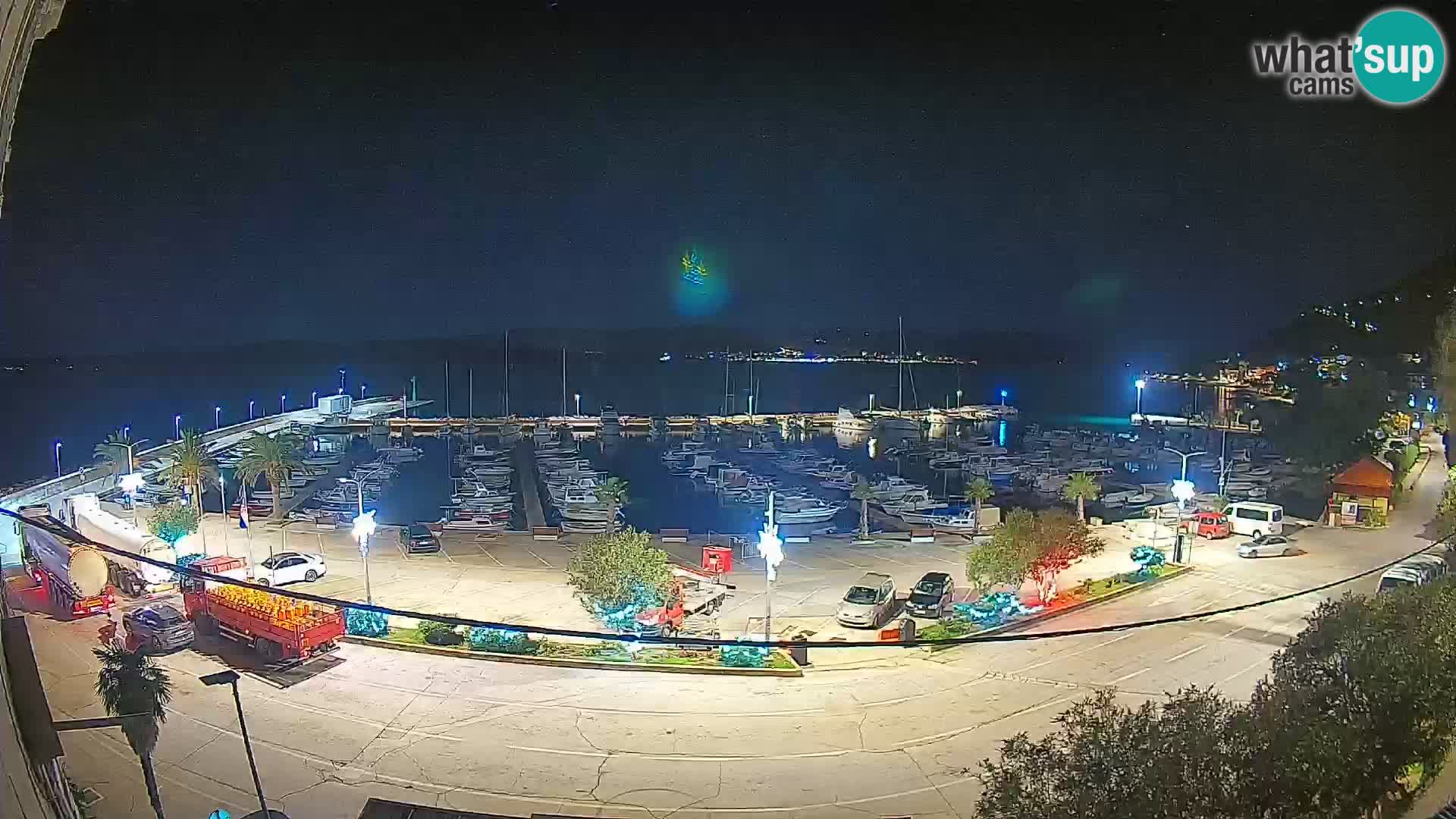 Webcam Orebić Uferpromenade – Fähre nach Korčula Live