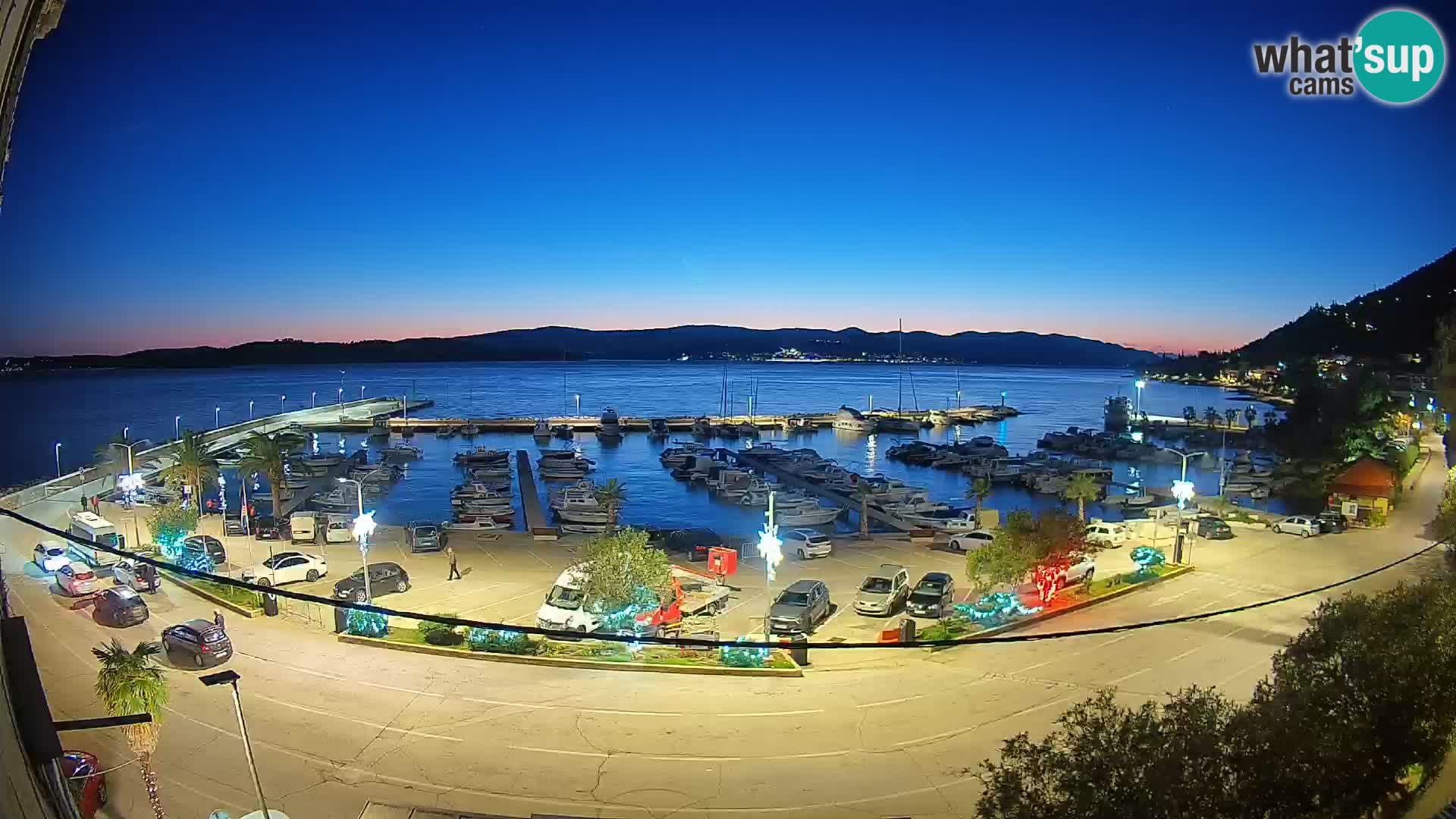 Webcam Orebić Riva – Ferry to Korčula Live