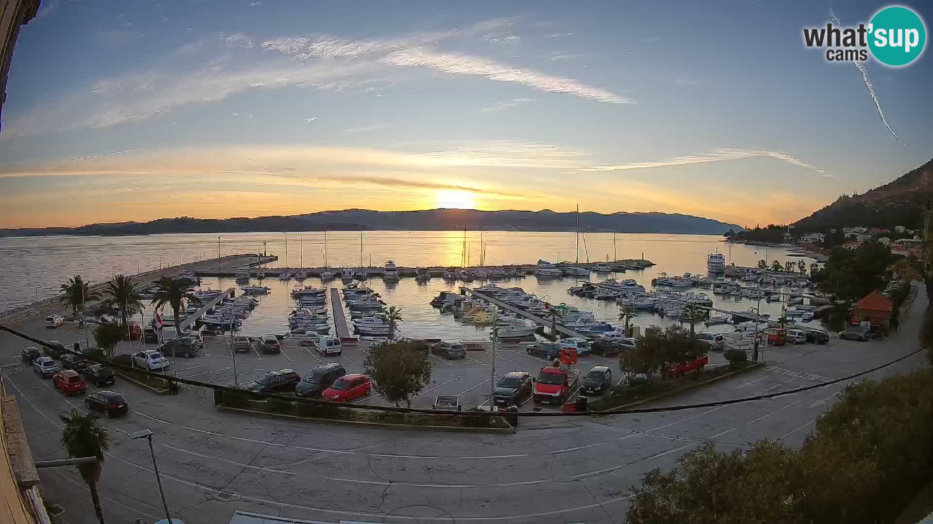 Webcam Orebić Riva – Ferry to Korčula Live