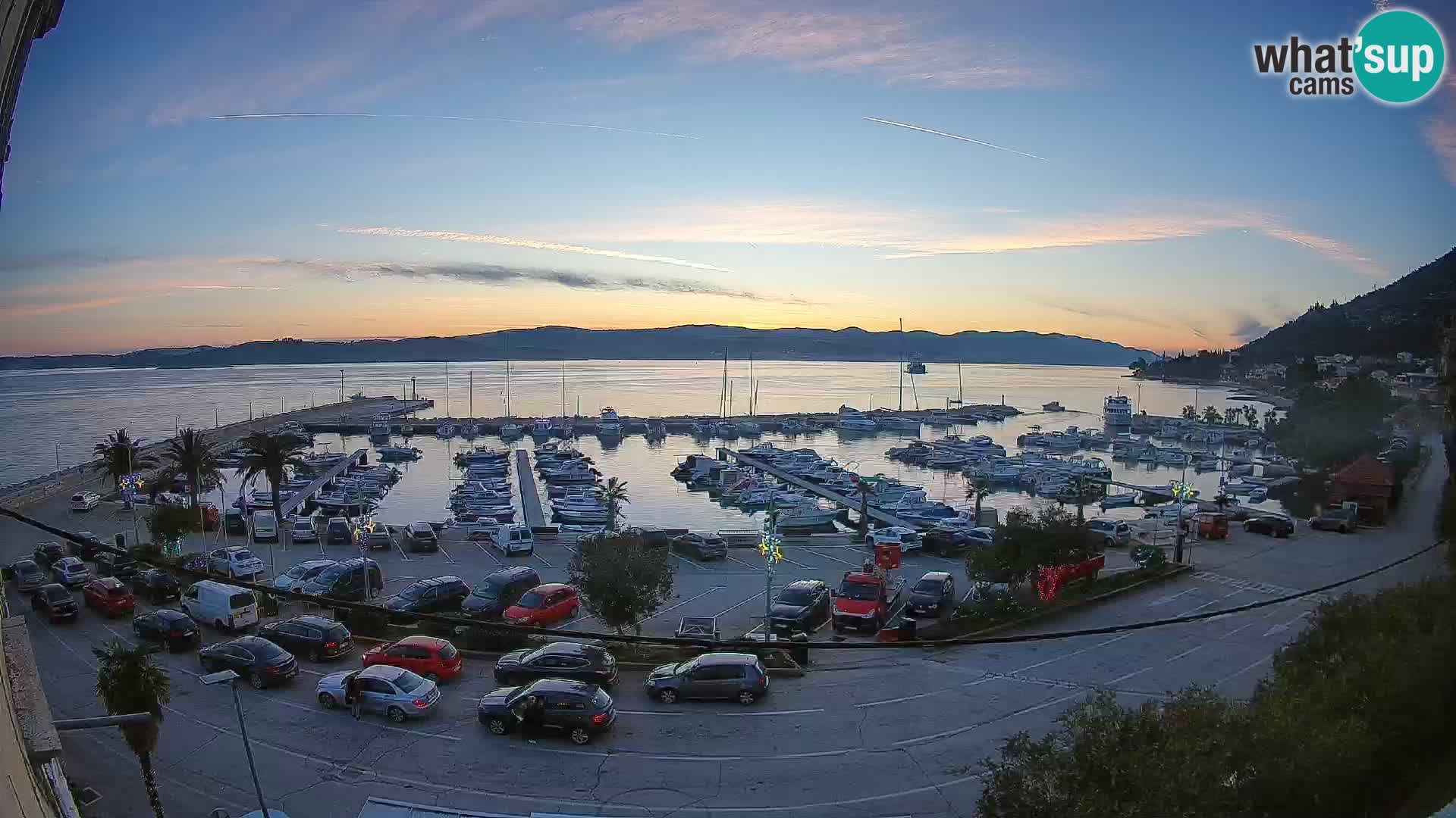 Webcam Orebić Riva – Ferry vers Korčula en direct