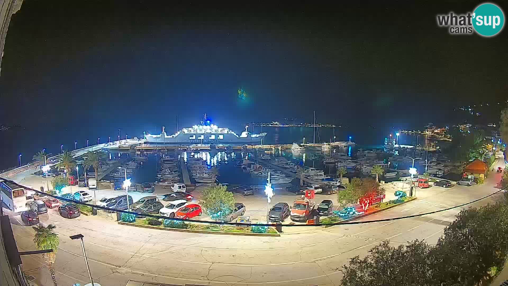 Webcam Orebić Riva – Ferry a Korčula en vivo