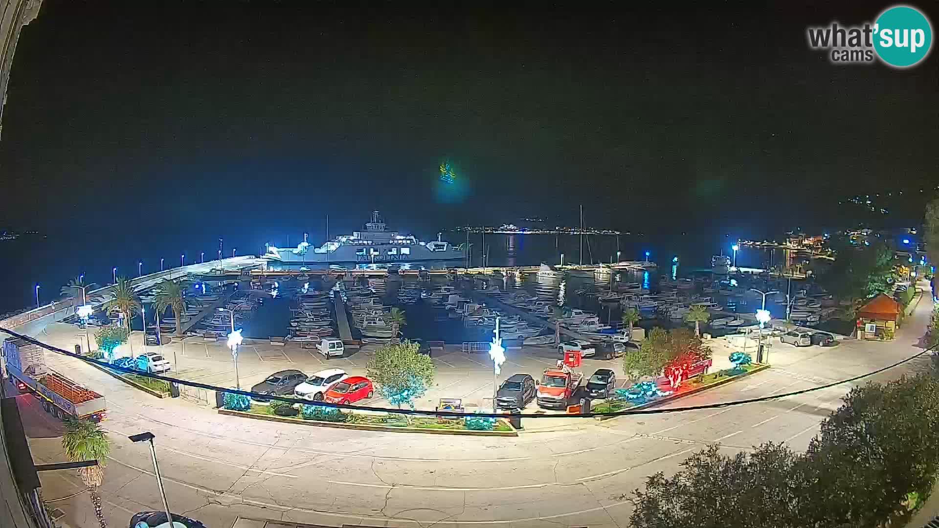 Webcam Orebić Riva – Ferry vers Korčula en direct