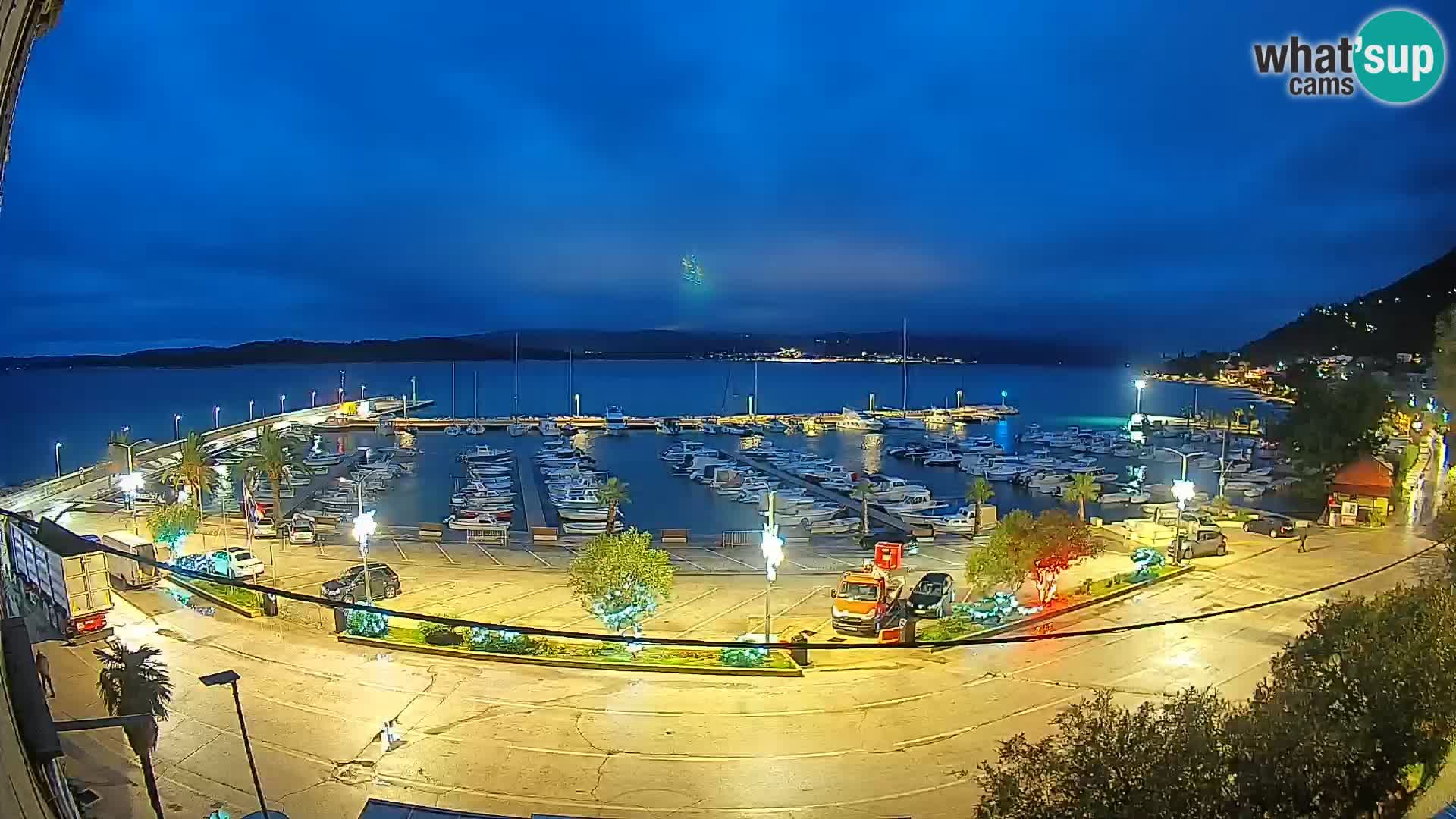 Webcam Orebić Riva – Ferry to Korčula Live