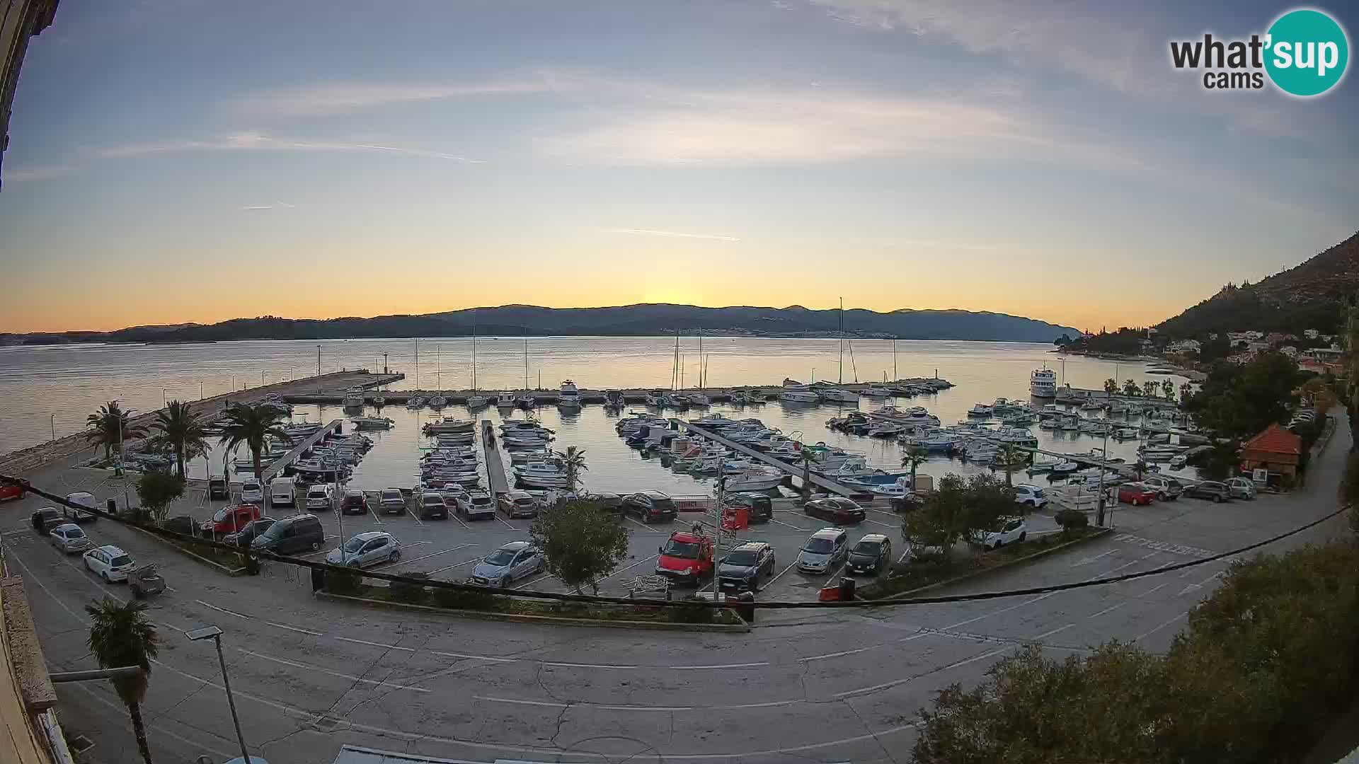 Webcam Orebić Riva – Ferry to Korčula Live