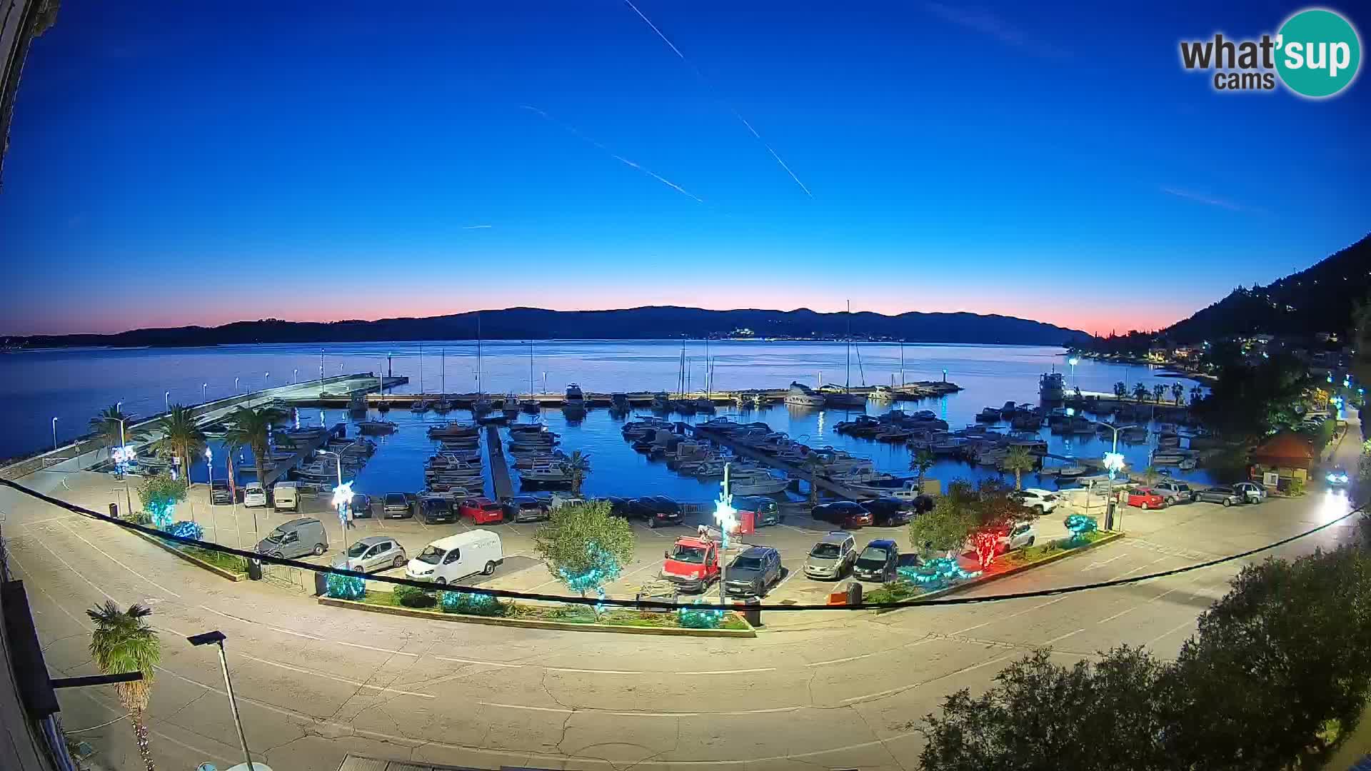 Webcam Orebić Riva – Ferry vers Korčula en direct