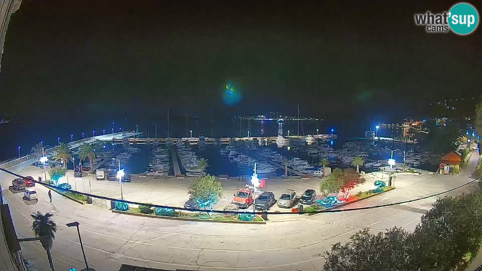 Webcam Orebić Riva – Ferry a Korčula en vivo