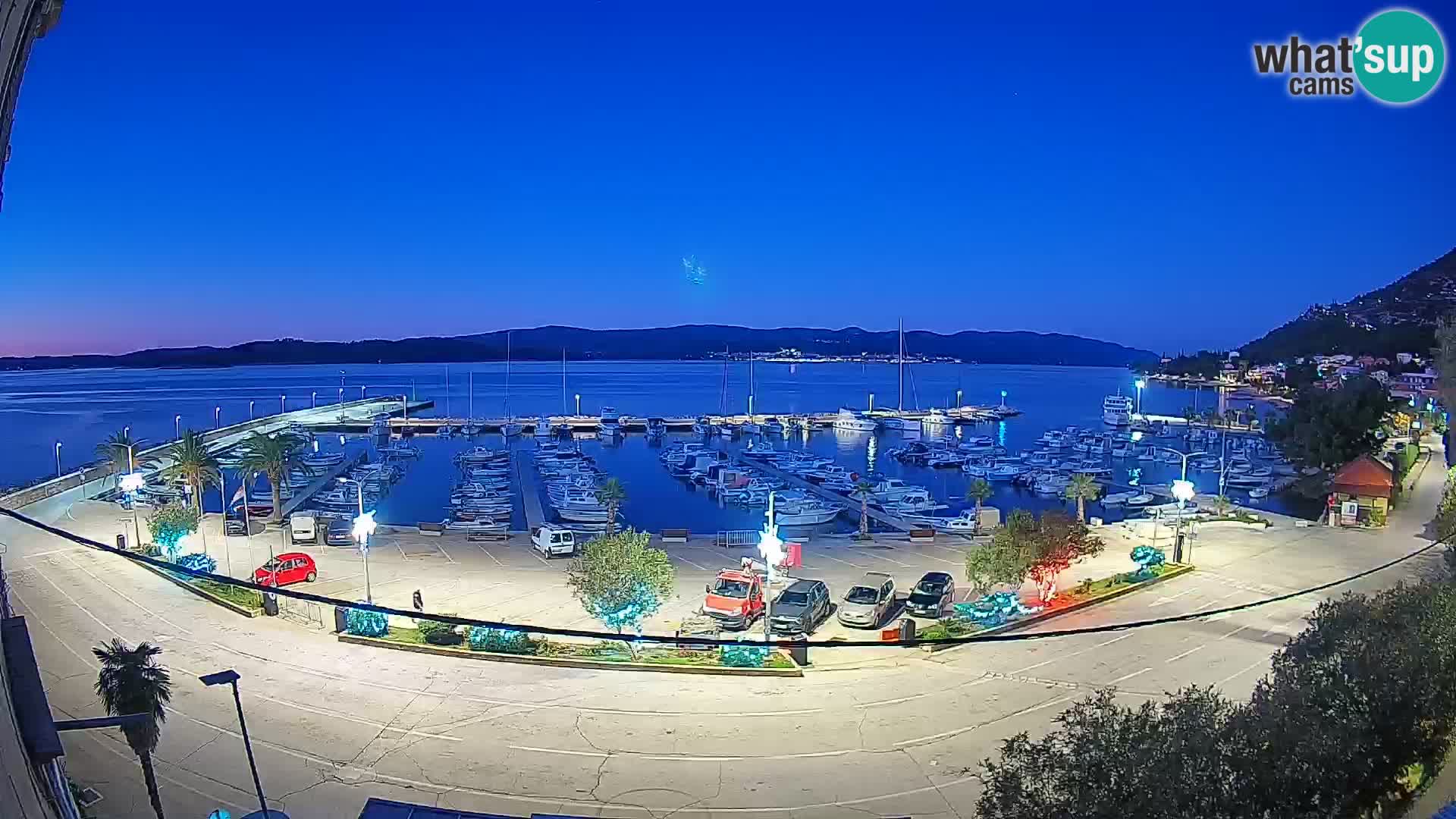 Webcam Orebić Riva – Ferry to Korčula Live