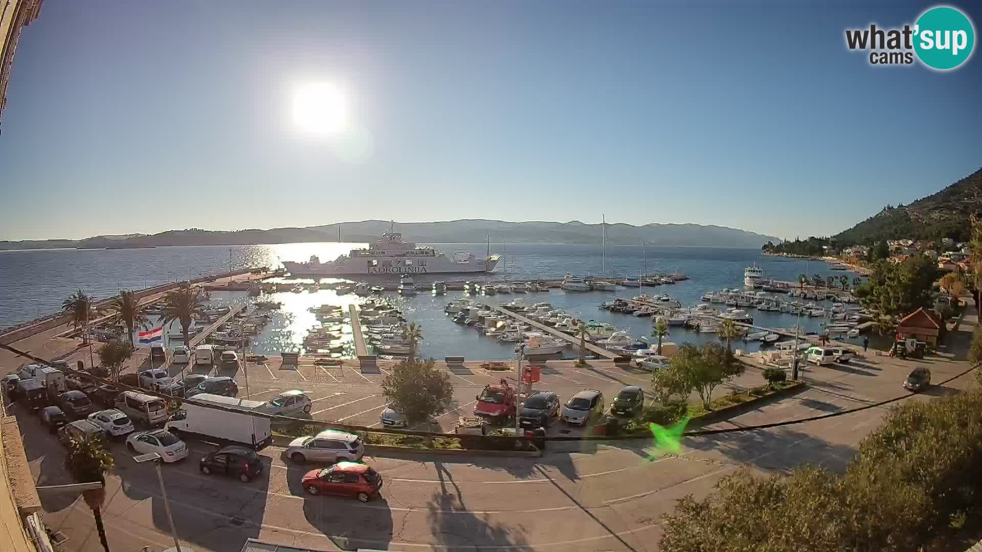 Webcam Sabbioncello Riva – Traghetto per Curzola in diretta