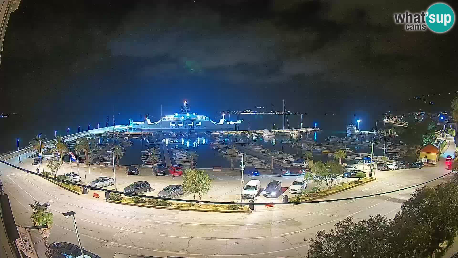 Webcam Orebić Riva – Ferry to Korčula Live