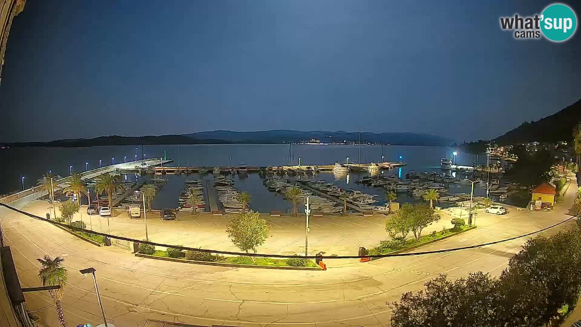 Webcam Orebić Uferpromenade – Fähre nach Korčula Live