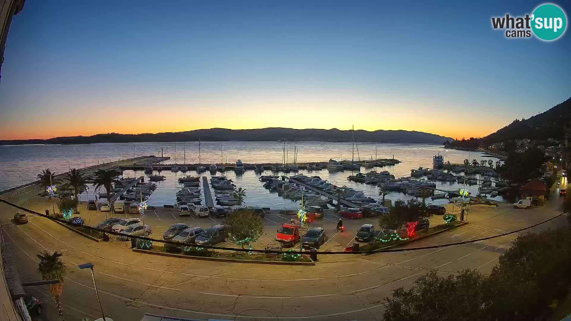 Webcam Orebić Riva – Ferry vers Korčula en direct