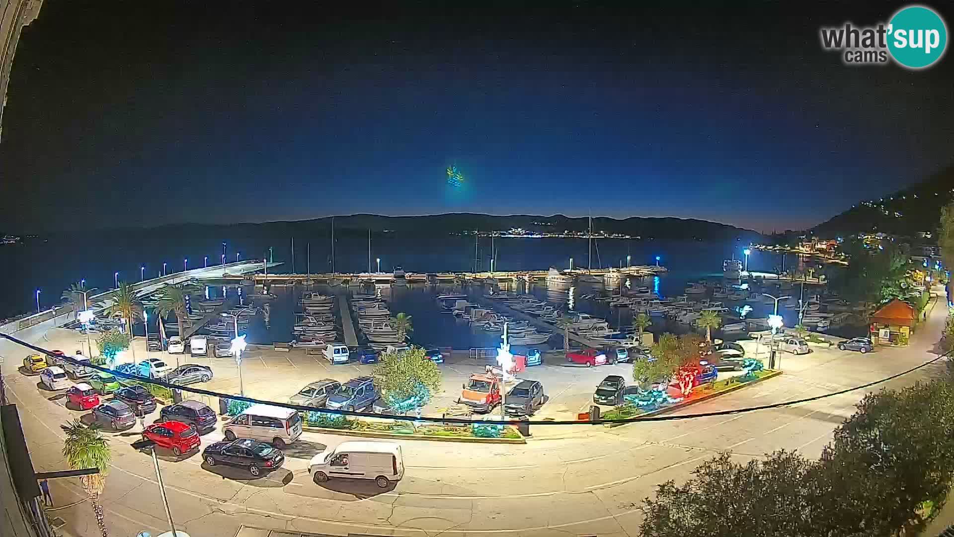 Webcam Orebić Uferpromenade – Fähre nach Korčula Live