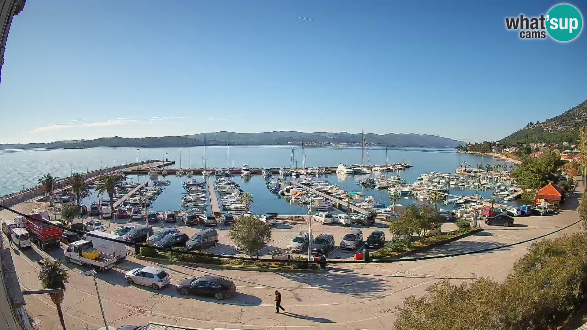 Webcam Orebić Riva – Ferry vers Korčula en direct