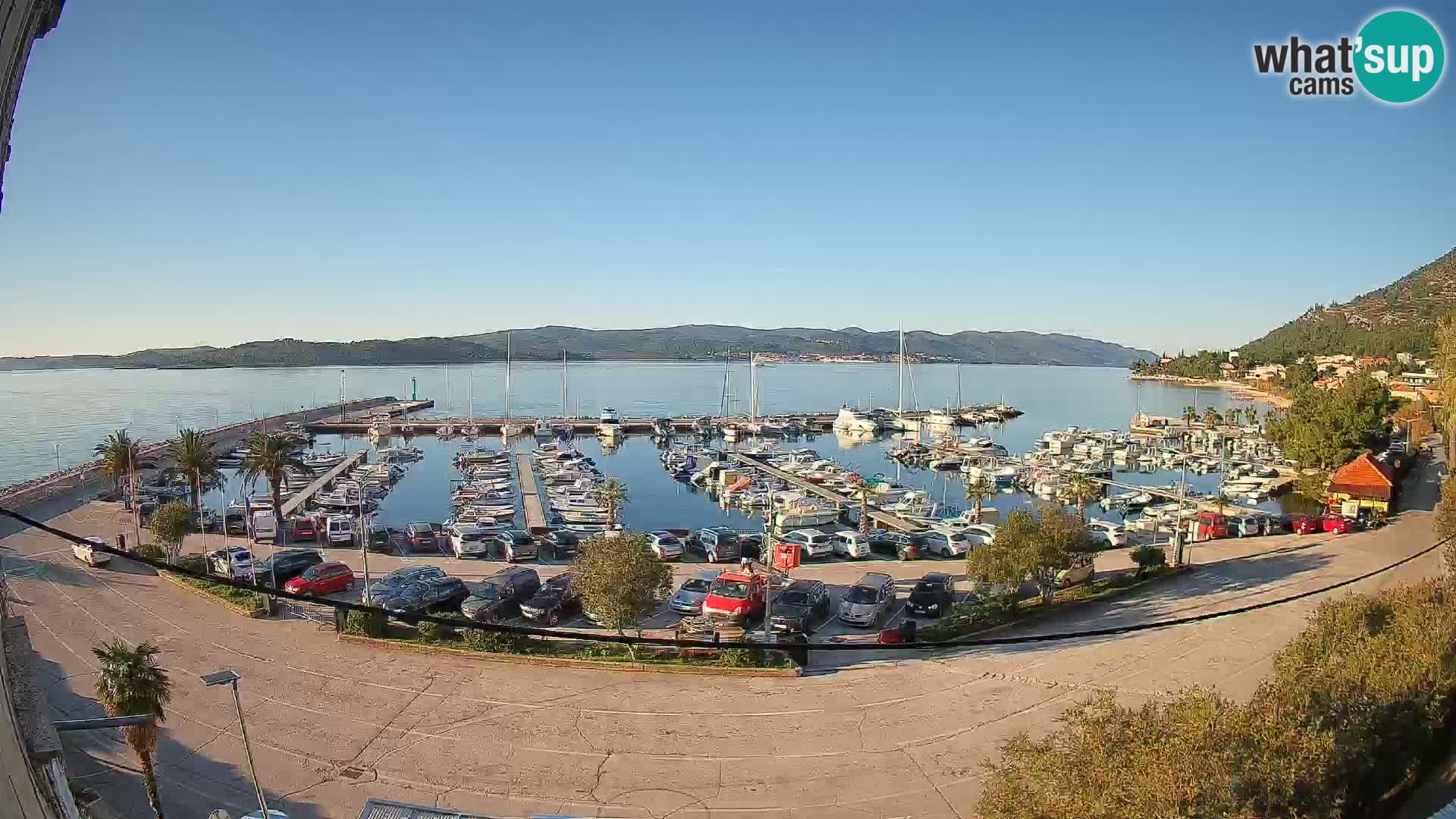 Webcam Orebić Riva – Ferry vers Korčula en direct