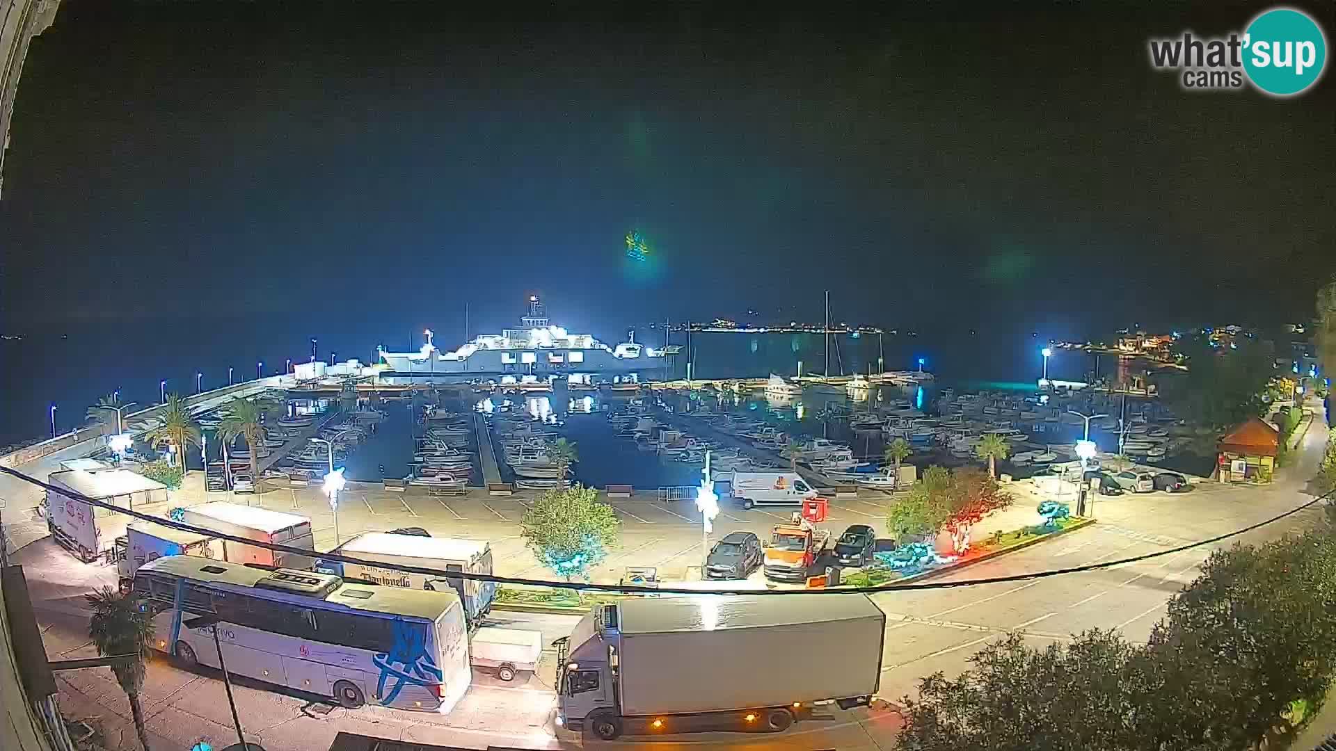 Webcam Orebić Riva – Ferry to Korčula Live