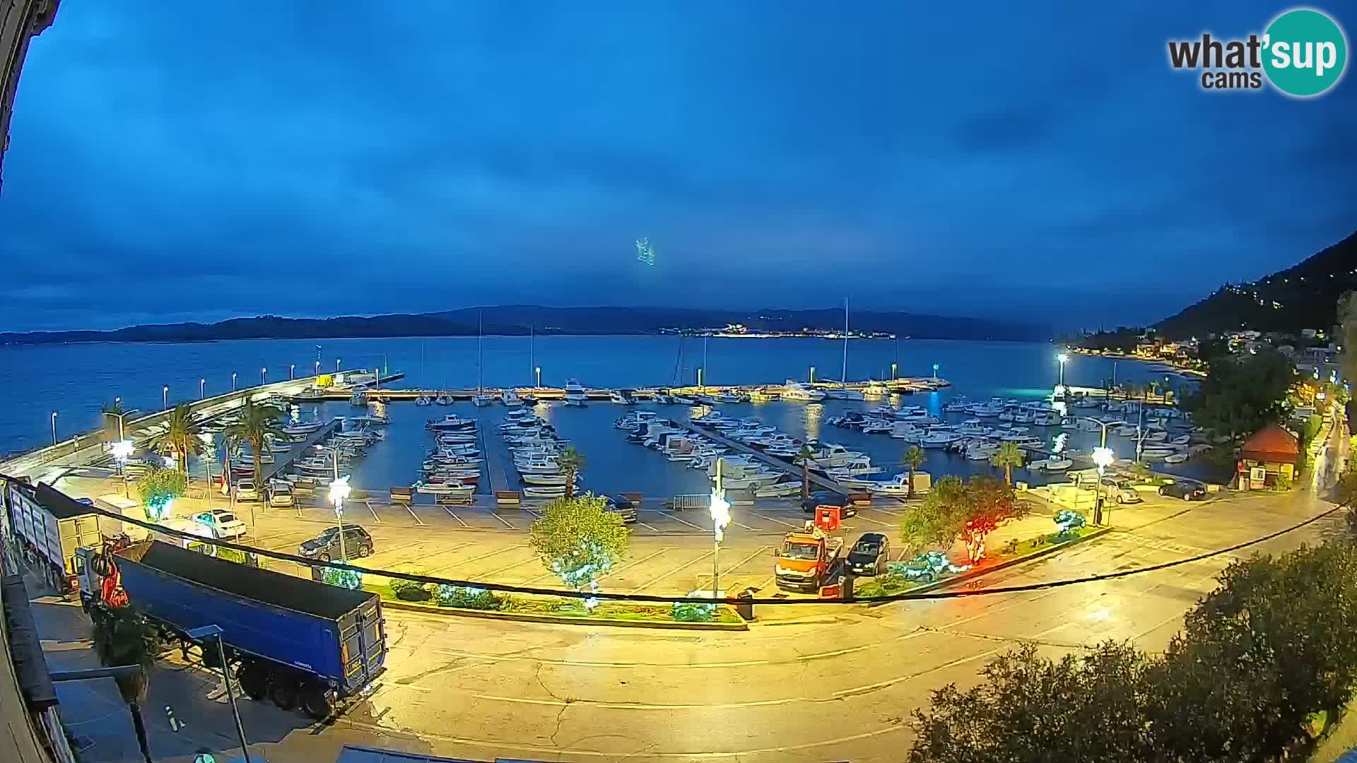 Webcam Orebić Riva – Ferry a Korčula en vivo