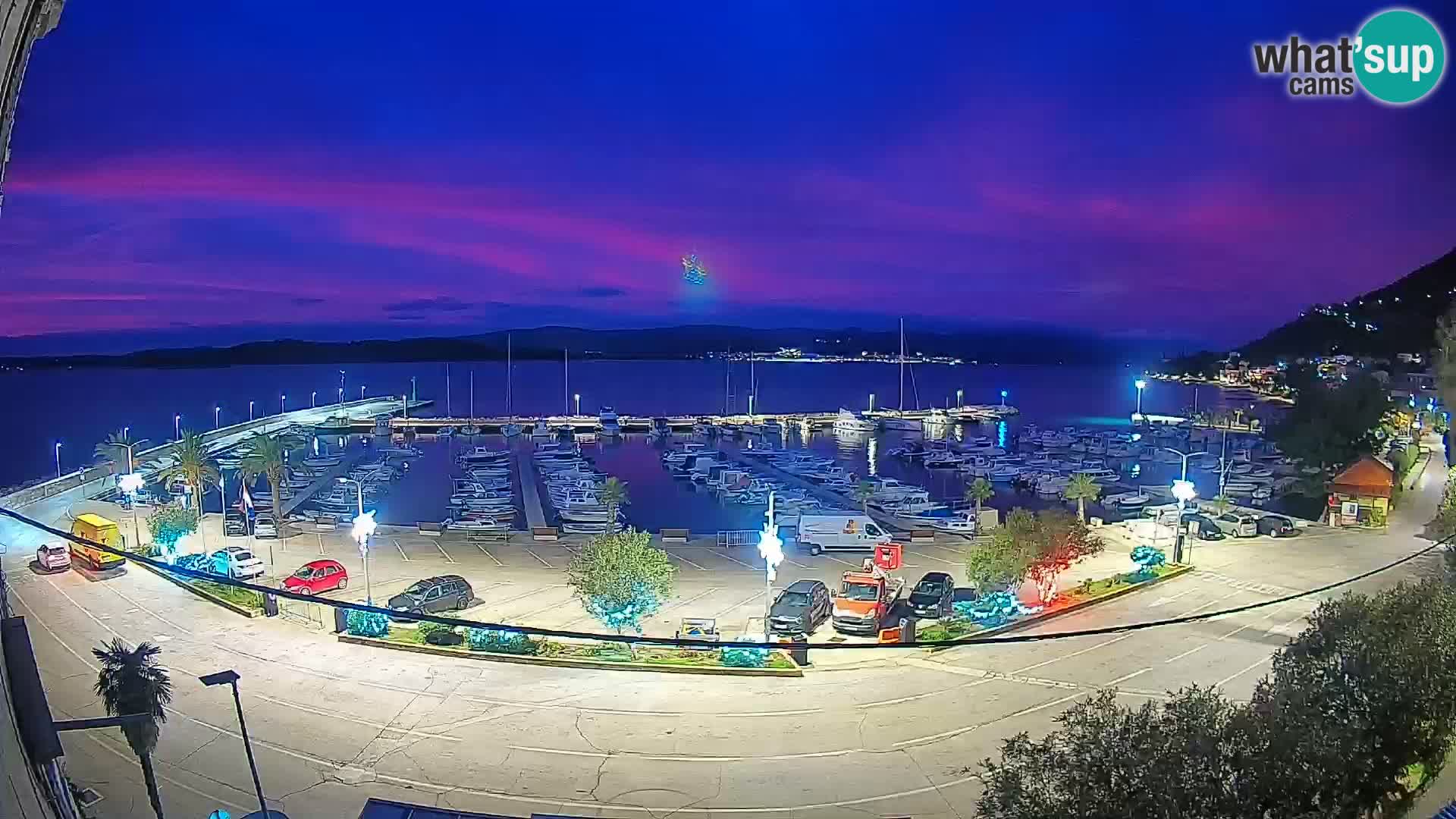 Webcam Orebić Riva – Ferry a Korčula en vivo
