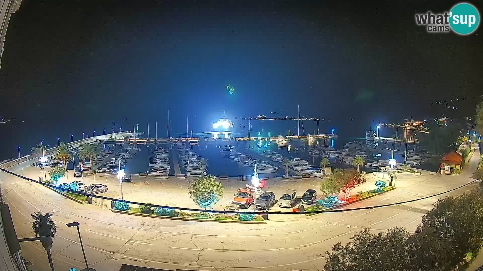 Webcam Orebić Riva – Ferry a Korčula en vivo