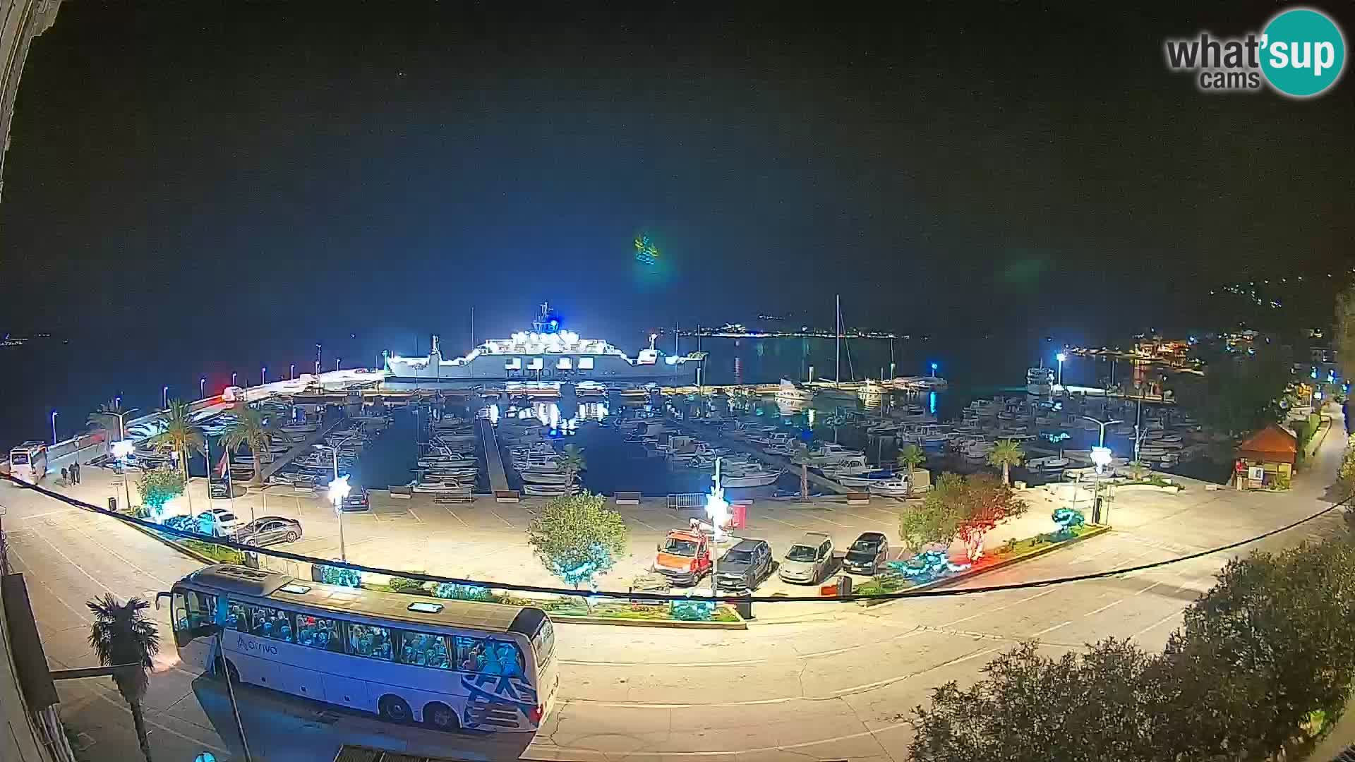 Webcam Orebić Uferpromenade – Fähre nach Korčula Live