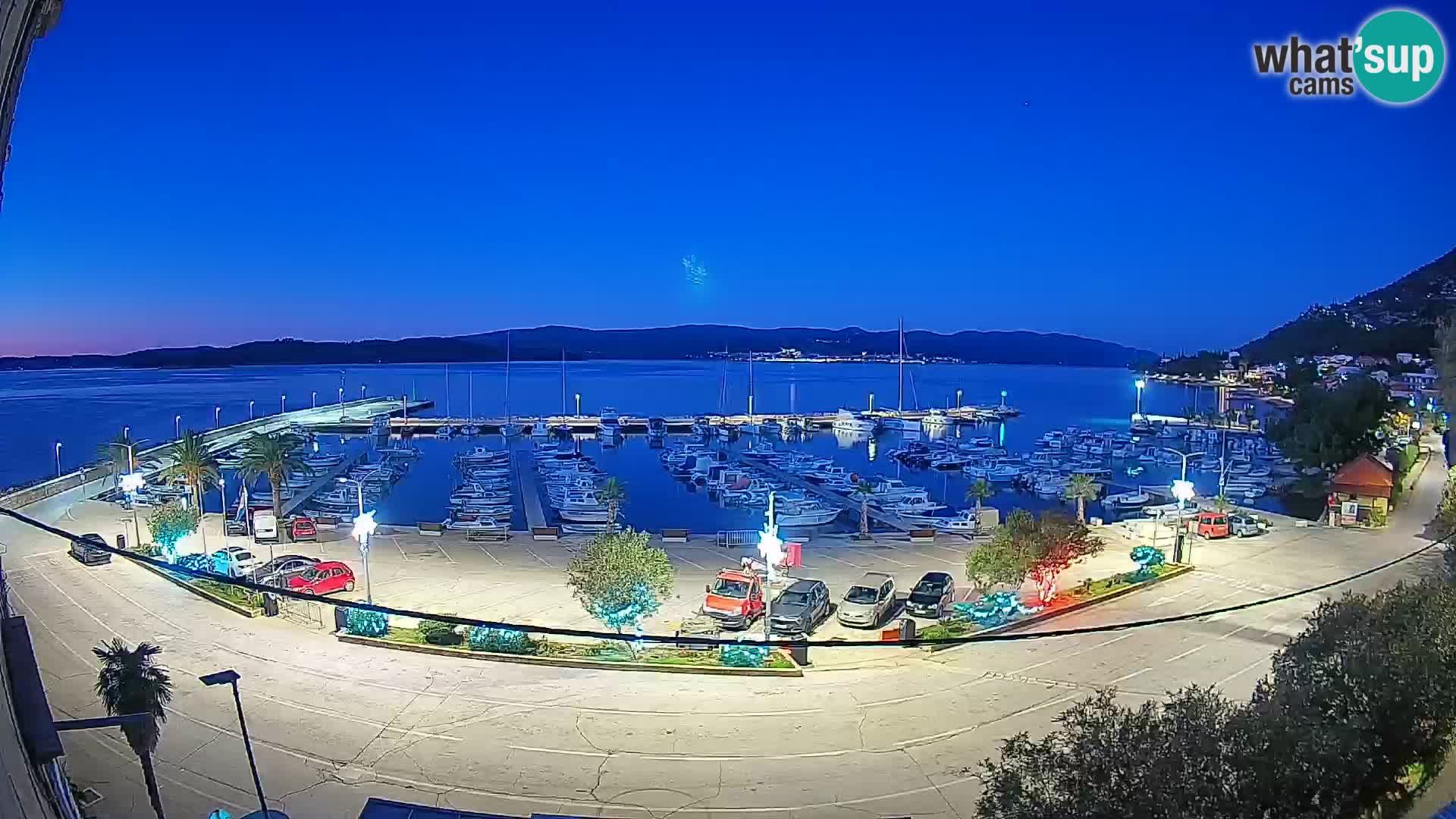 Webcam Orebić Uferpromenade – Fähre nach Korčula Live