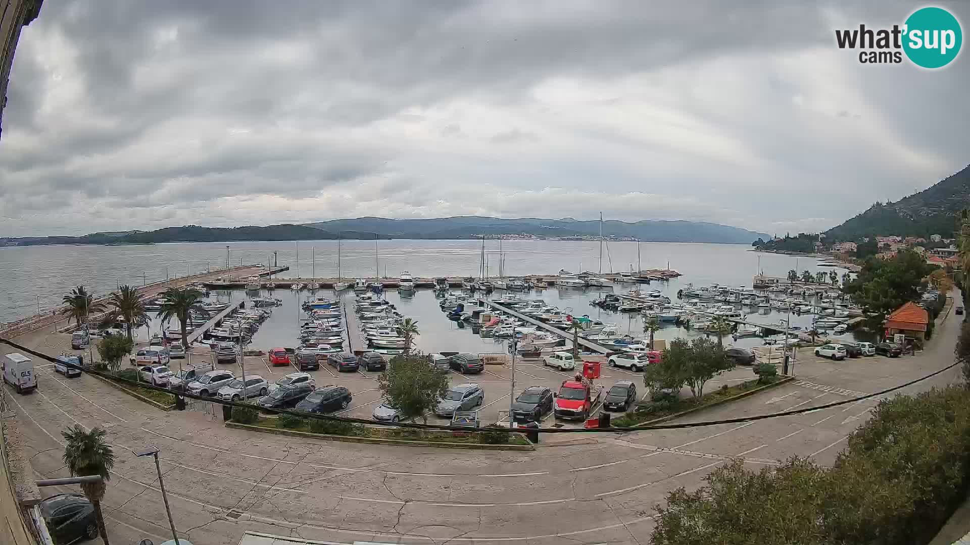 Web kamera Orebić Riva – Trajekt za Korčulu uživo