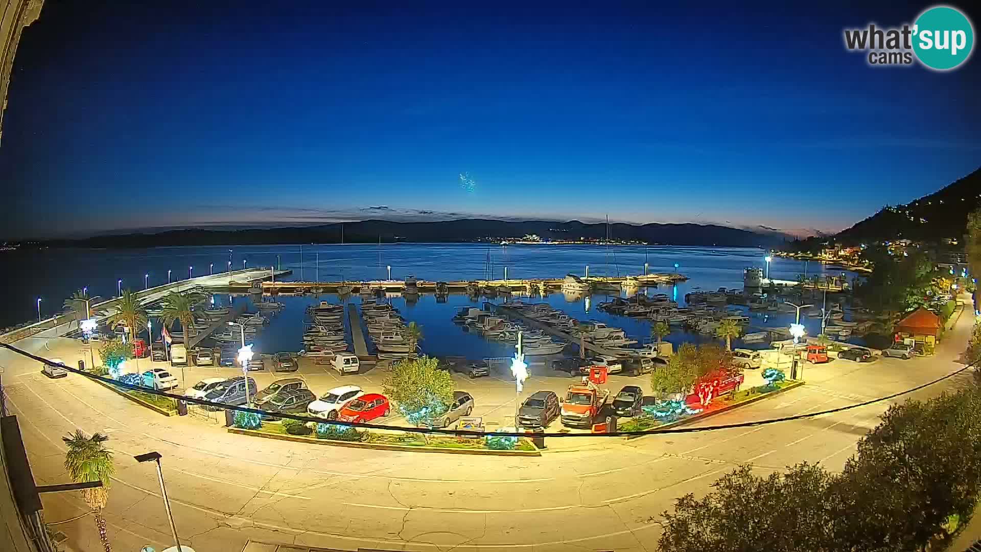 Webcam Orebić Riva – Ferry to Korčula Live