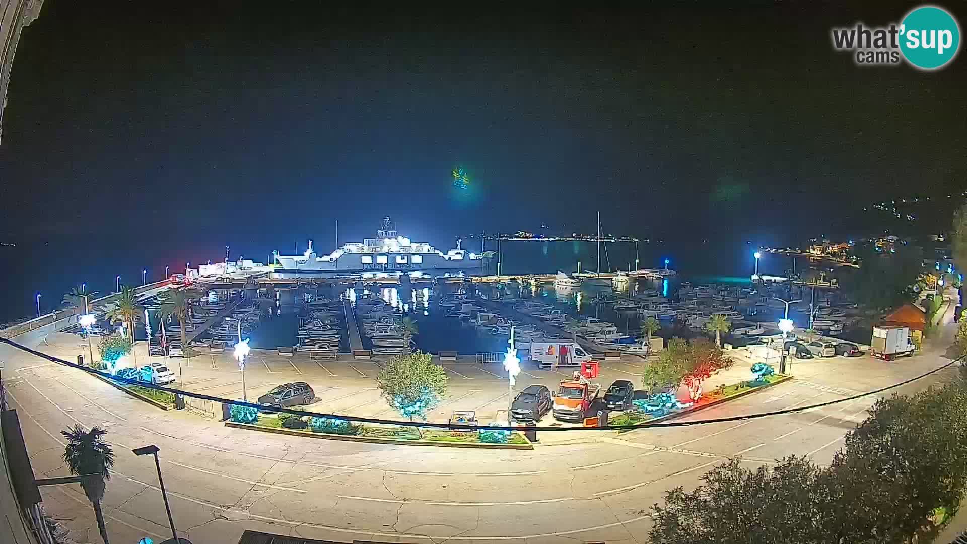 Webcam Orebić Uferpromenade – Fähre nach Korčula Live