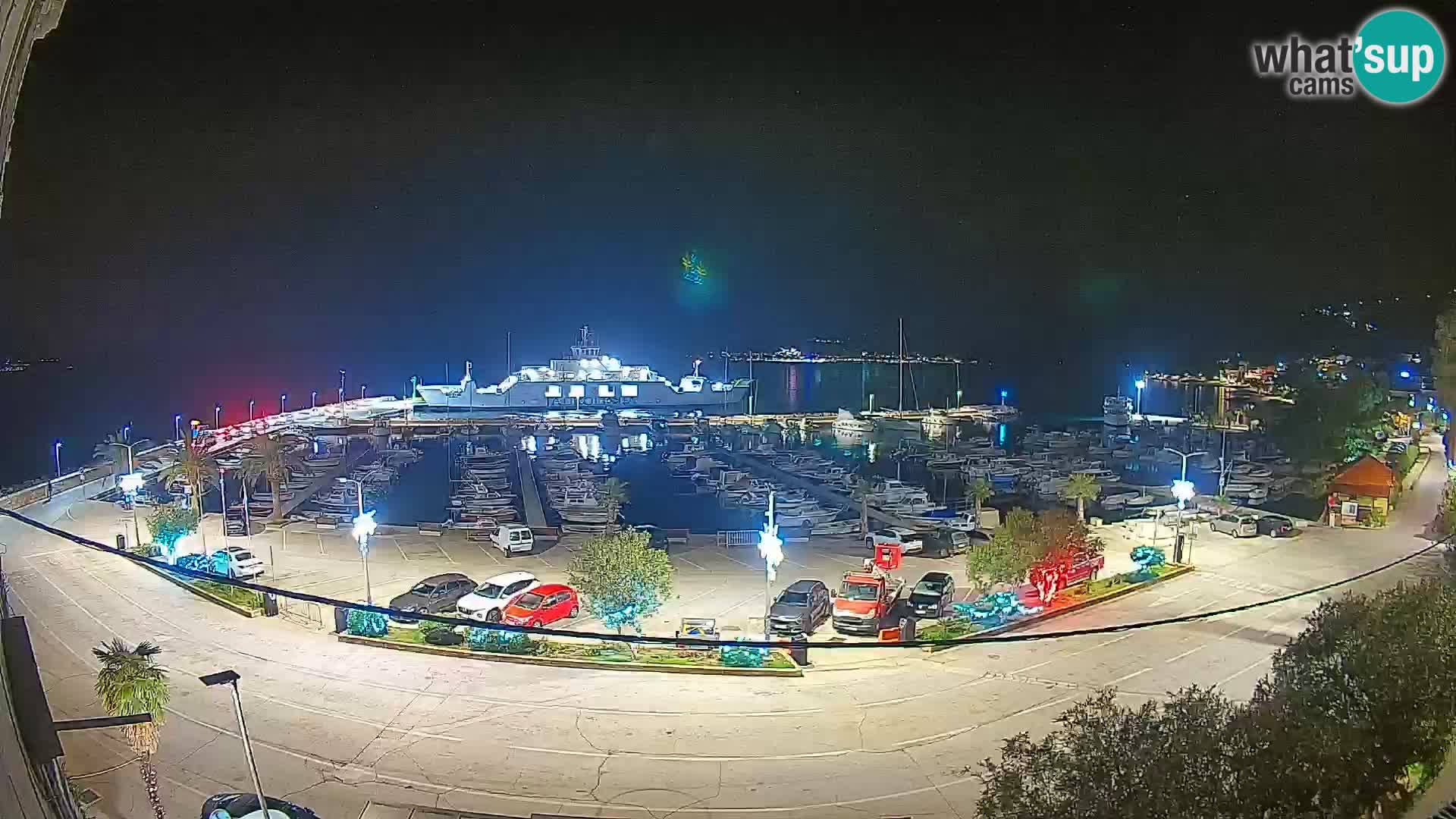 Webcam Orebić Riva – Ferry vers Korčula en direct