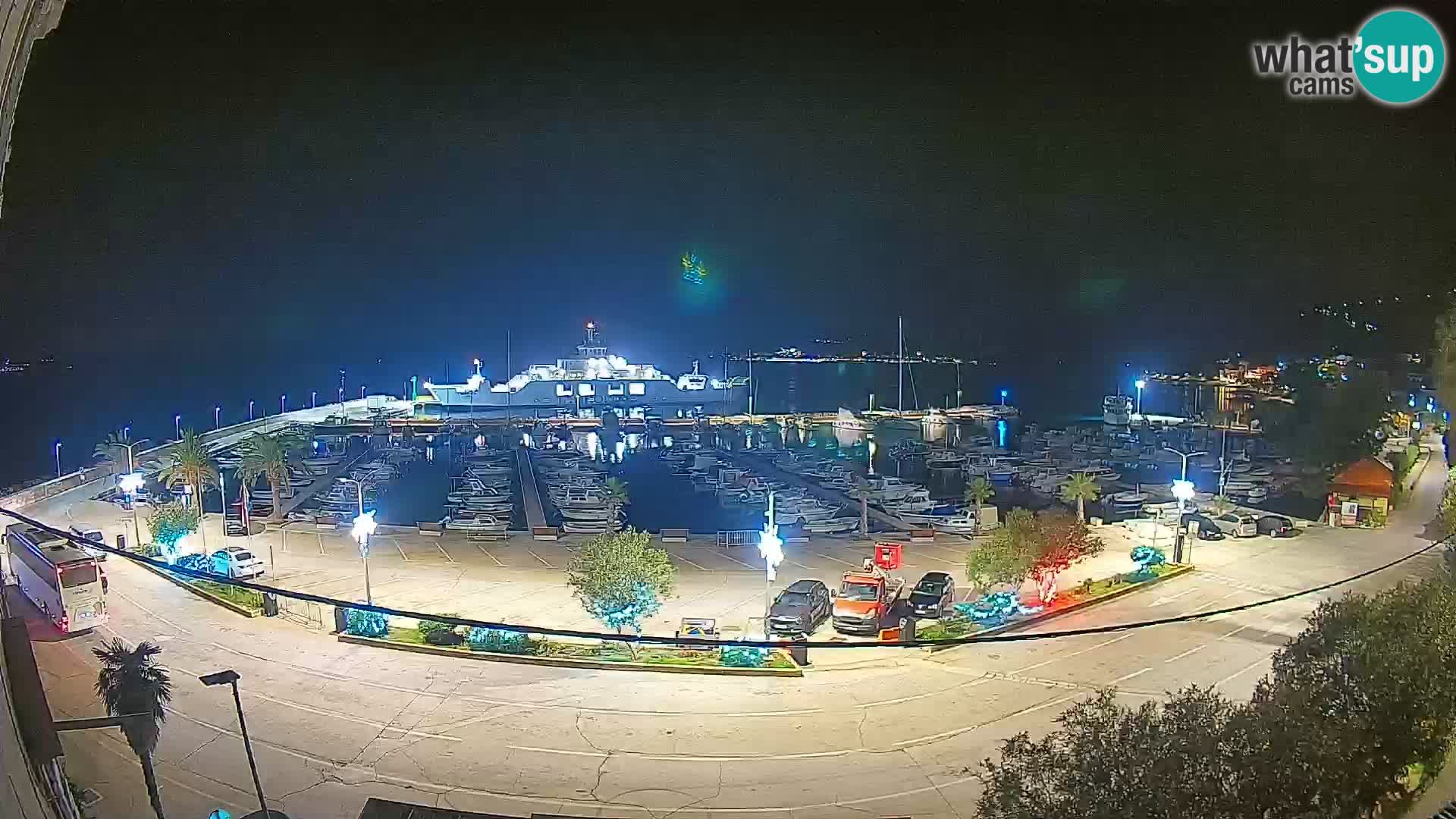 Webcam Orebić Riva – Ferry to Korčula Live