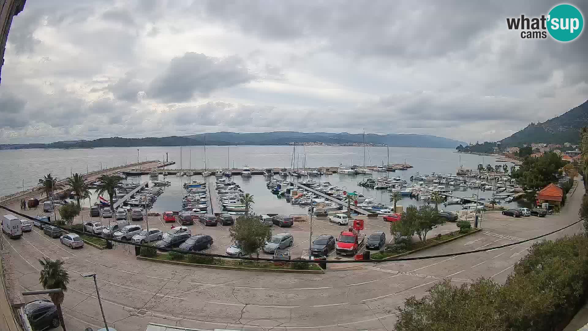 Web kamera Orebić Riva – Trajekt za Korčulu uživo