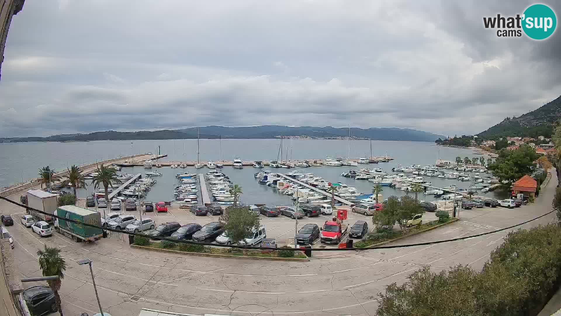 Webcam Orebić Riva – Ferry vers Korčula en direct