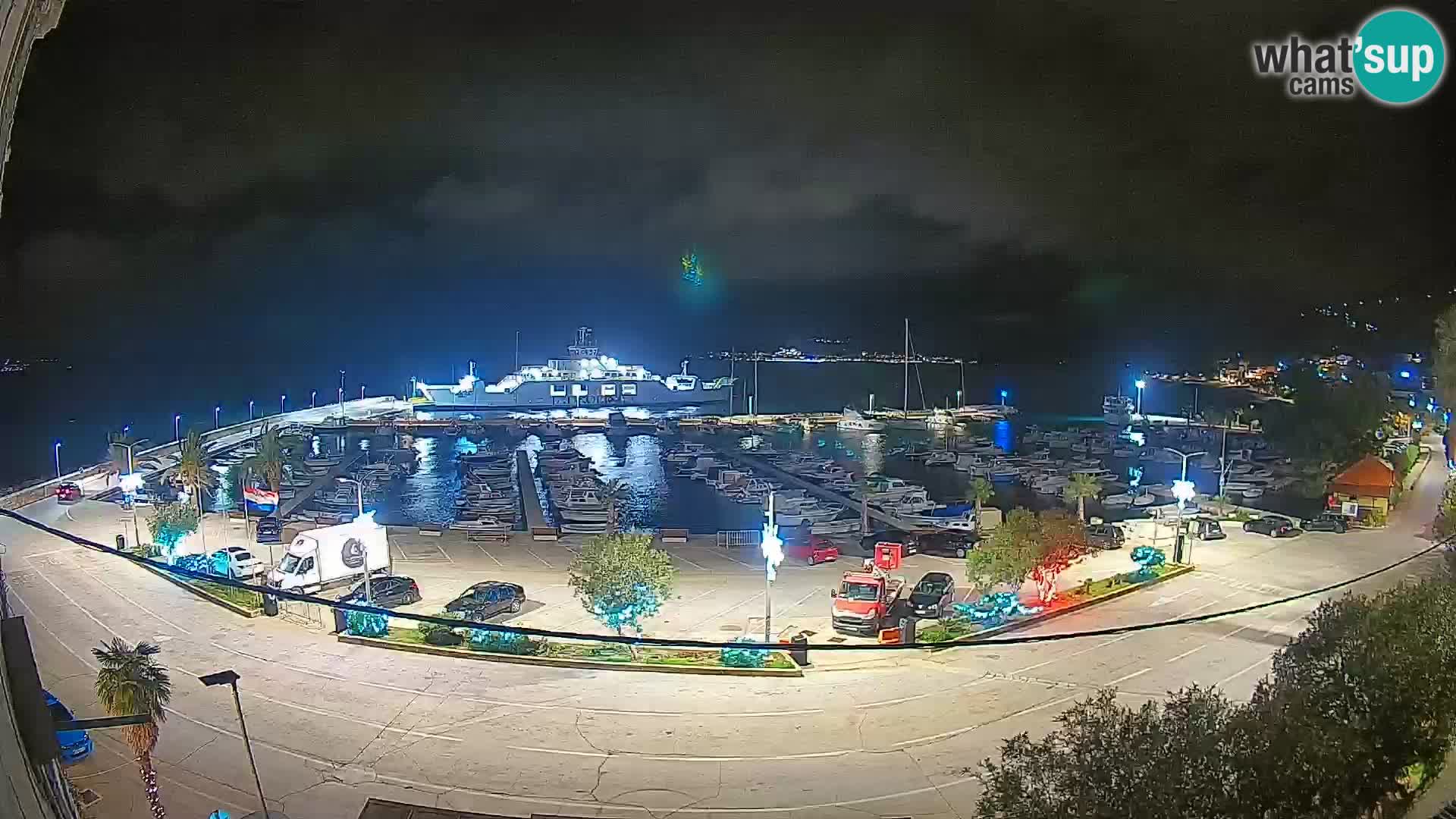 Webcam Orebić Riva – Ferry to Korčula Live