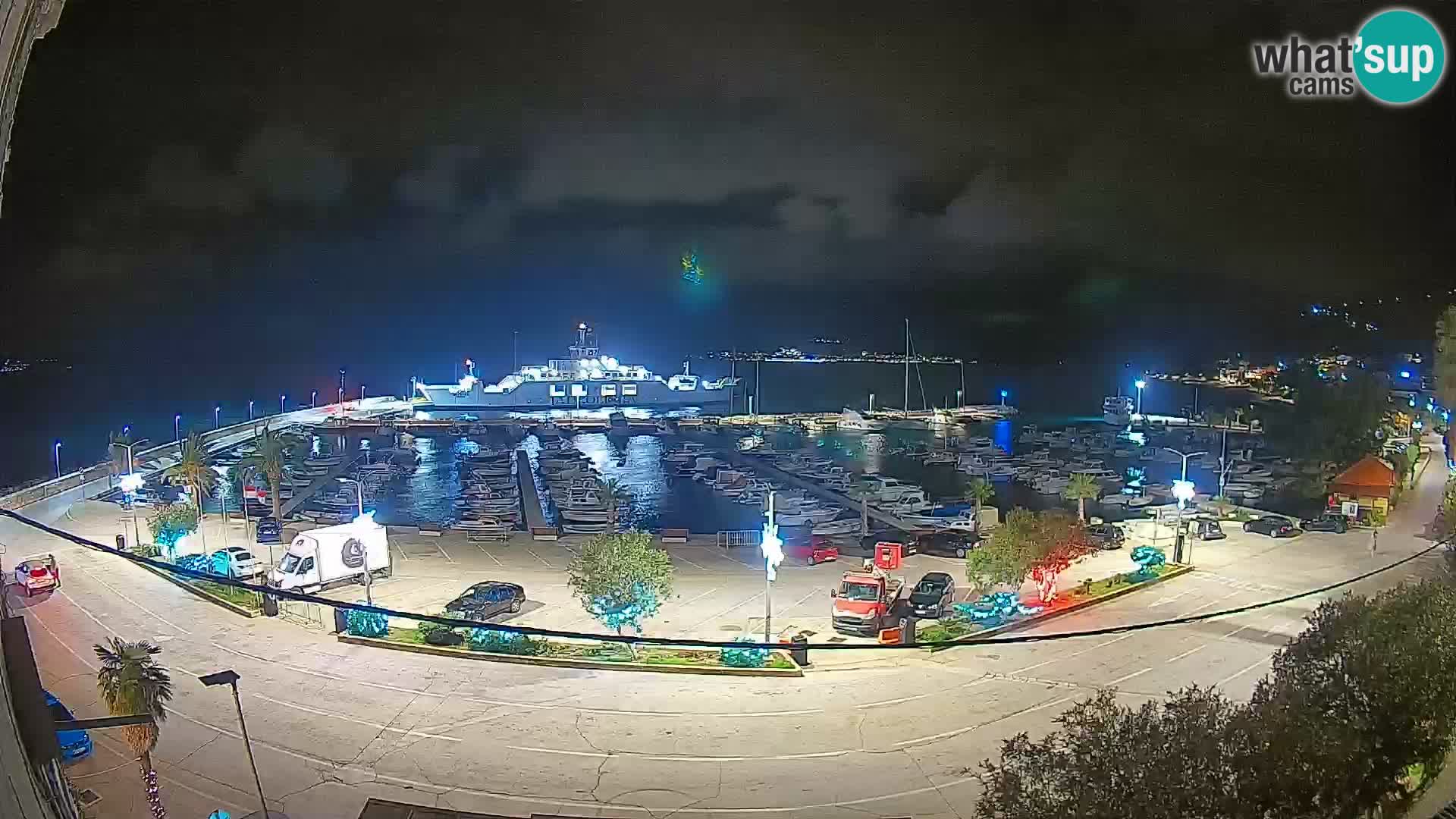 Webcam Orebić Riva – Ferry a Korčula en vivo