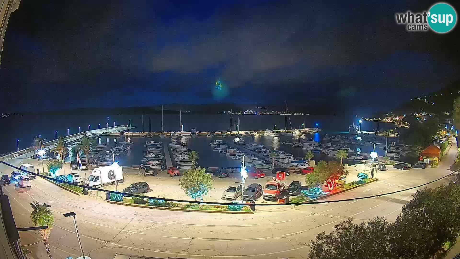 Webcam Orebić Riva – Ferry to Korčula Live