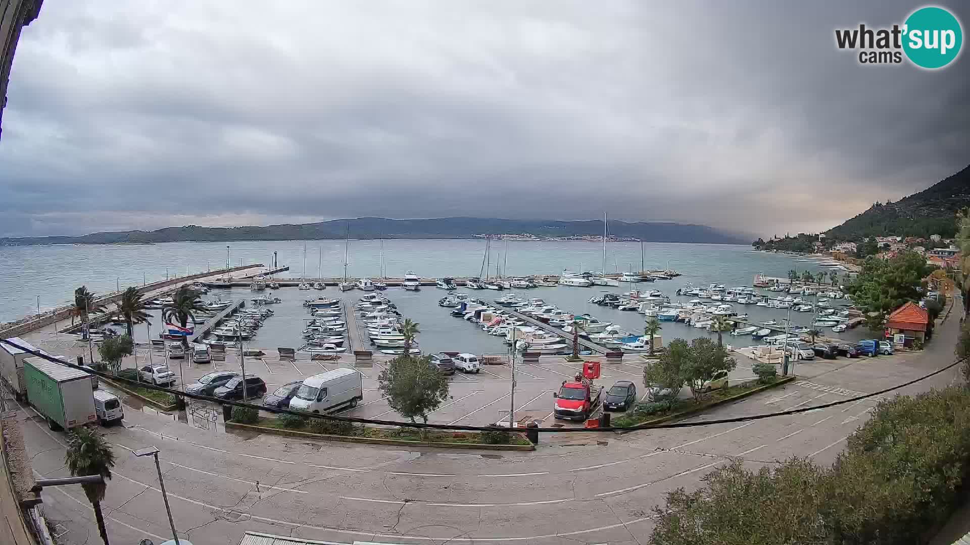 Webcam Orebić Riva – Ferry to Korčula Live