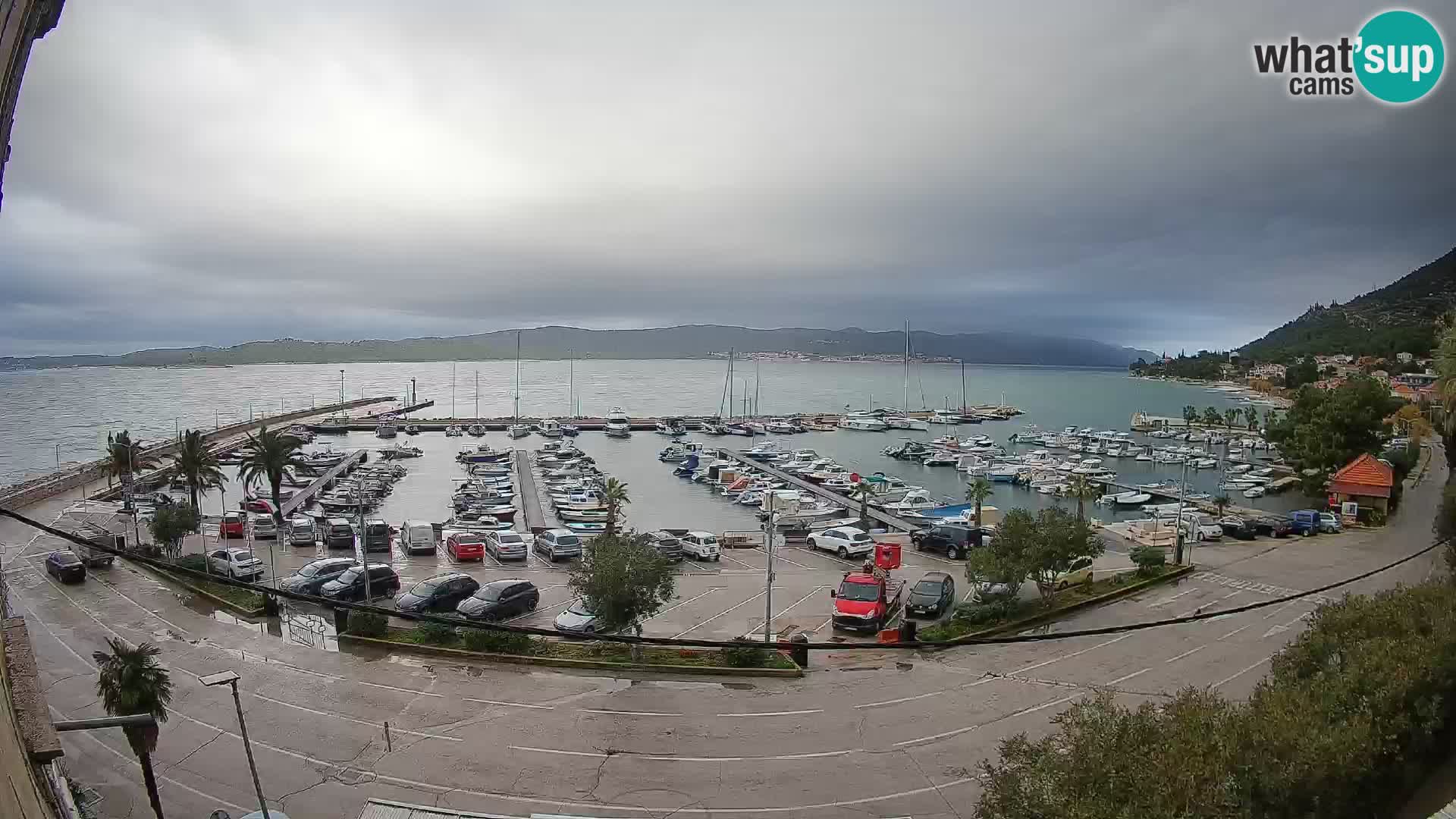 Webcam Orebić Riva – Ferry to Korčula Live