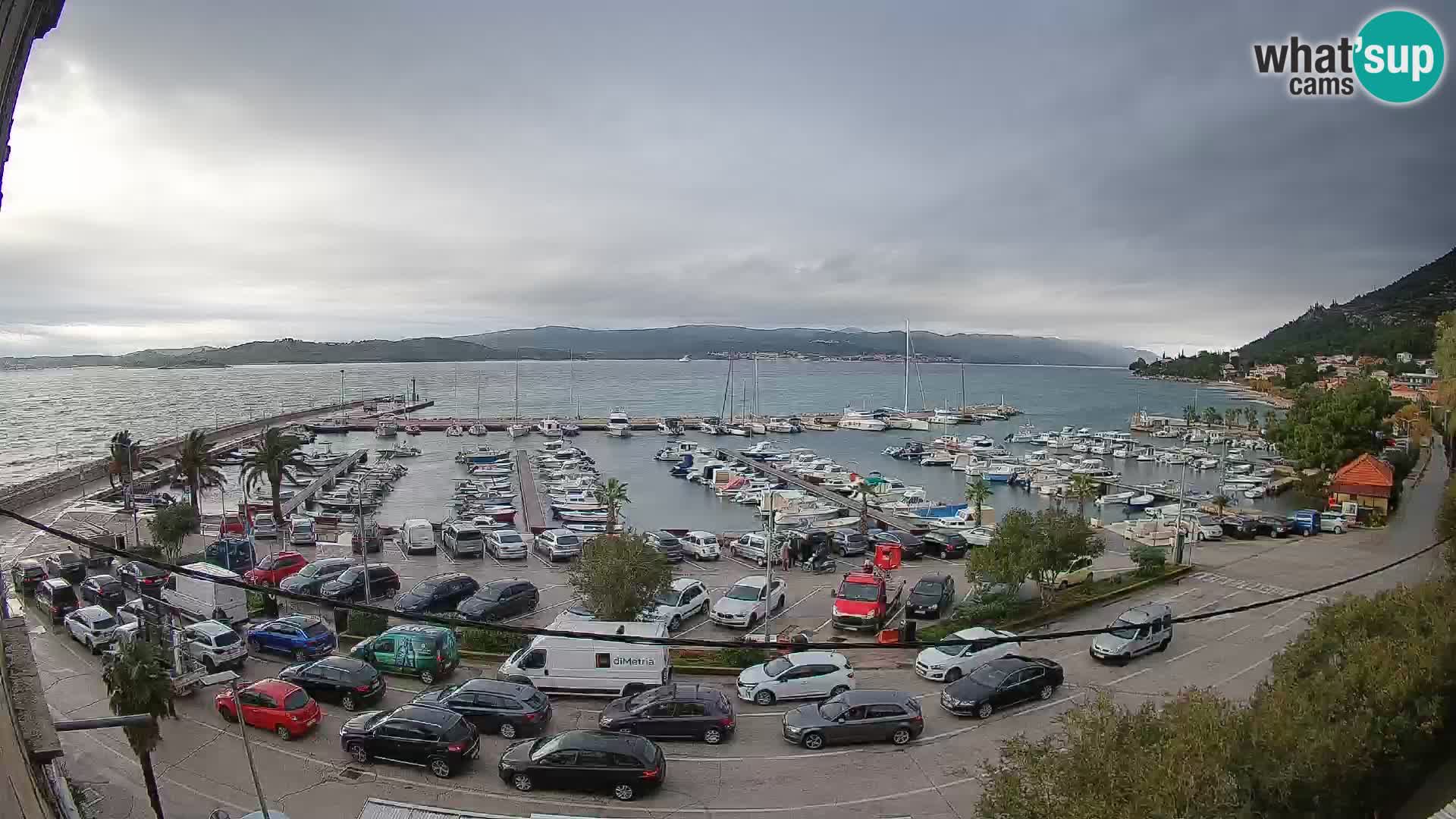 Web kamera Orebić Riva – Trajekt za Korčulu uživo