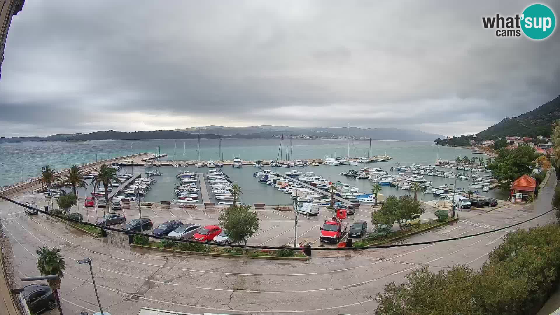 Webcam Orebić Riva – Ferry a Korčula en vivo