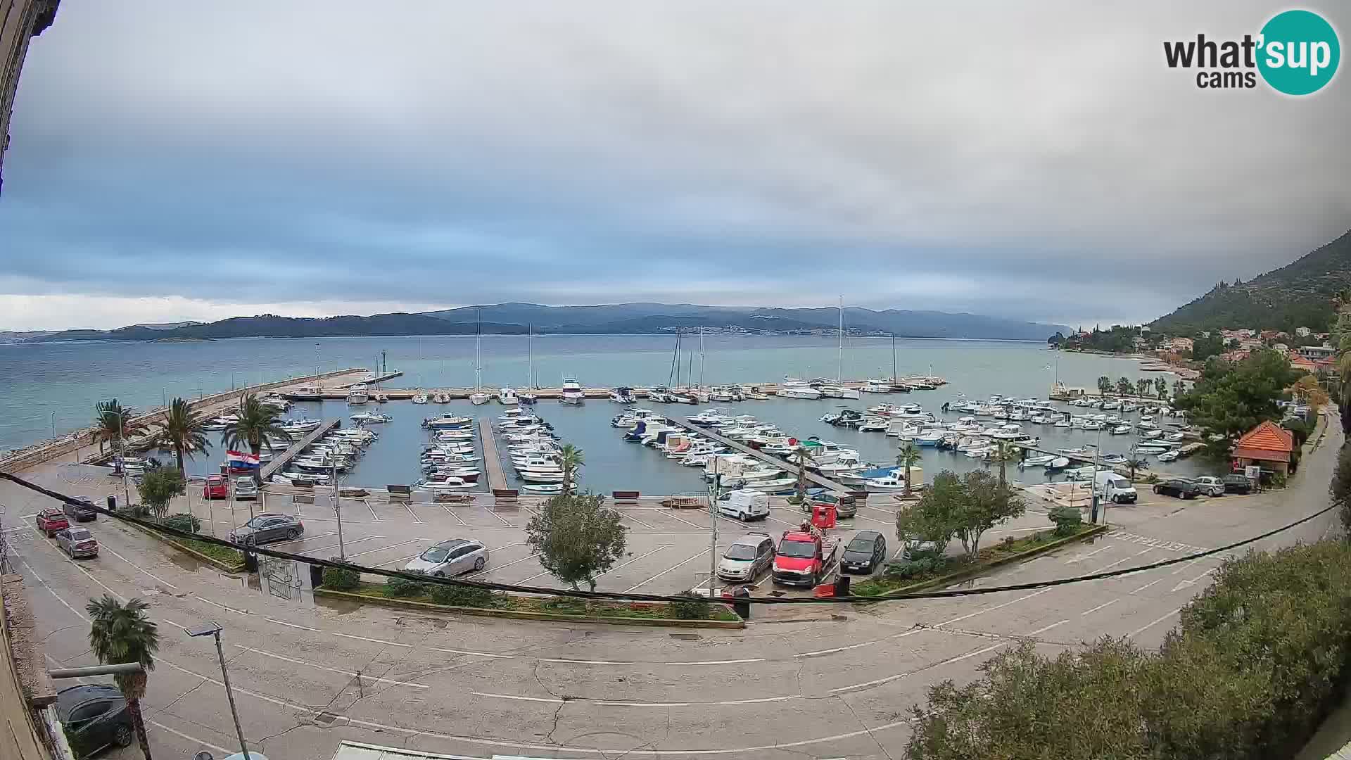 Webcam Orebić Riva – Ferry vers Korčula en direct