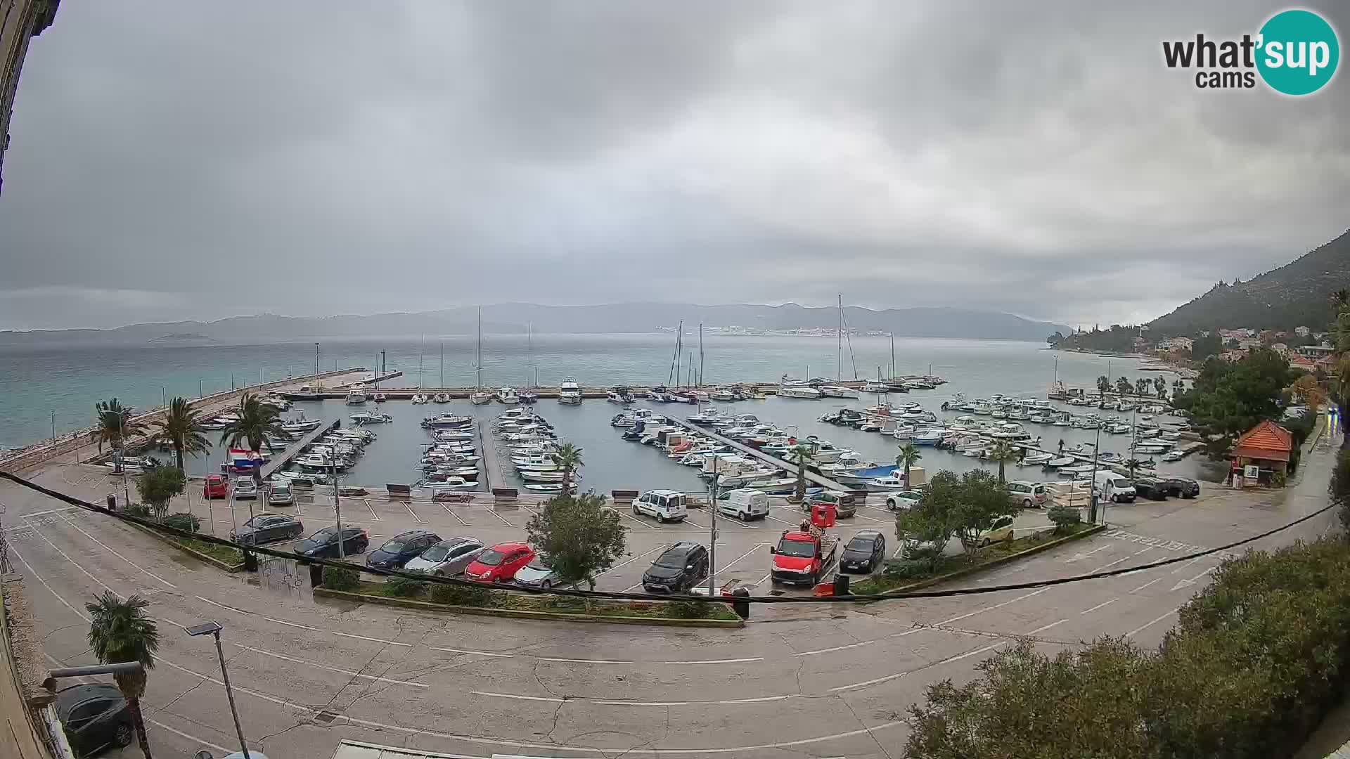 Webcam Orebić Riva – Ferry a Korčula en vivo