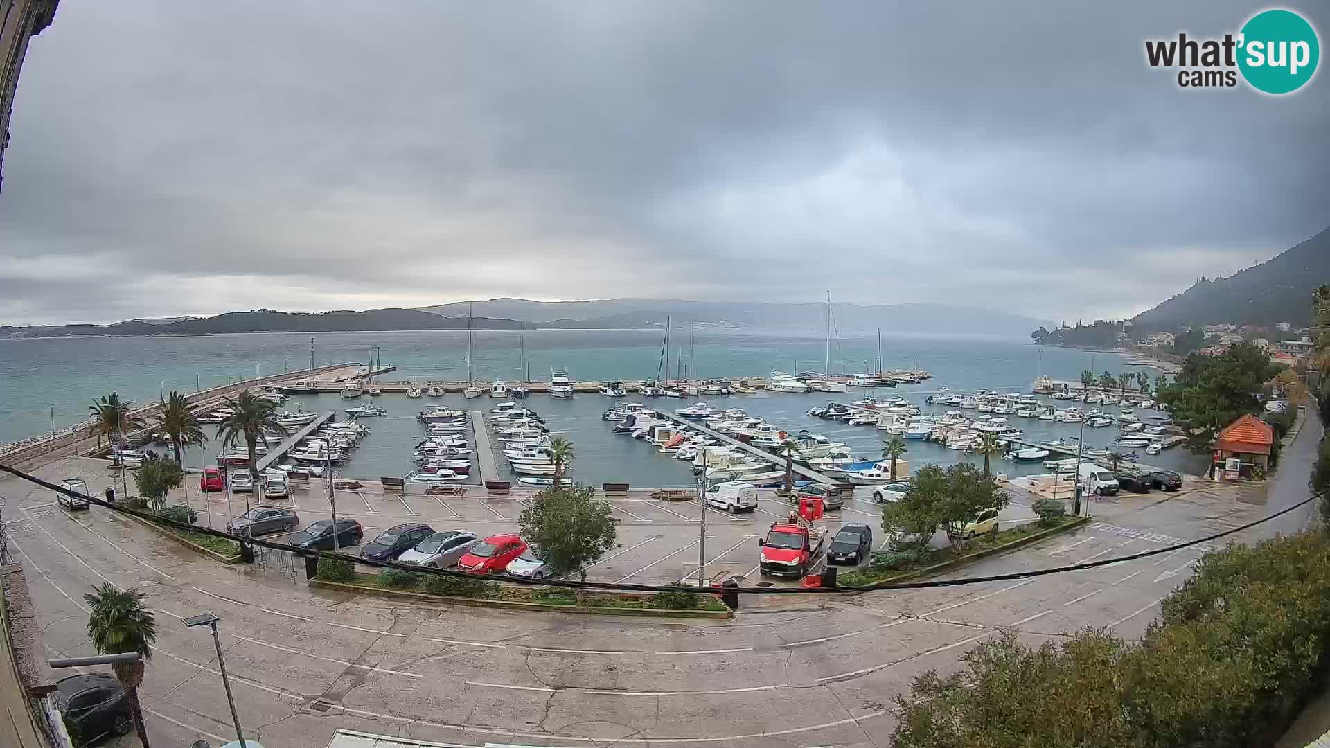 Webcam Orebić Riva – Ferry vers Korčula en direct