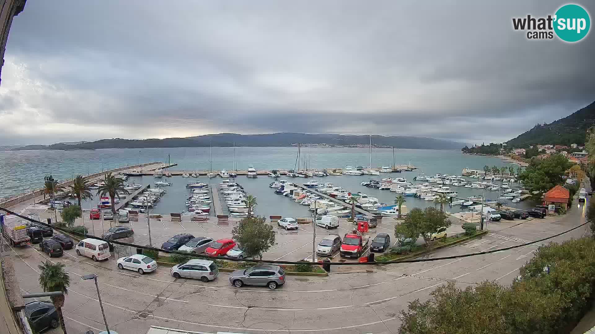 Webcam Orebić Riva – Ferry to Korčula Live