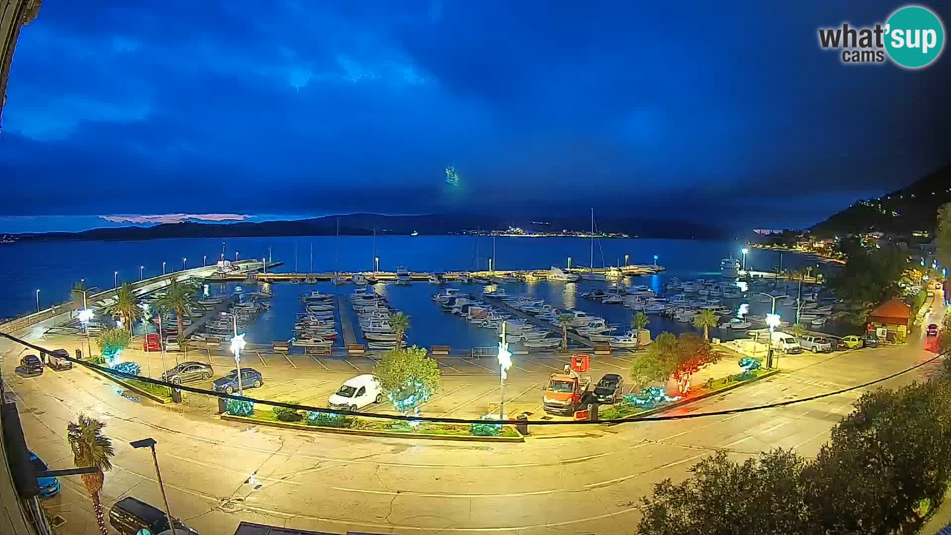 Webcam Orebić Riva – Ferry a Korčula en vivo